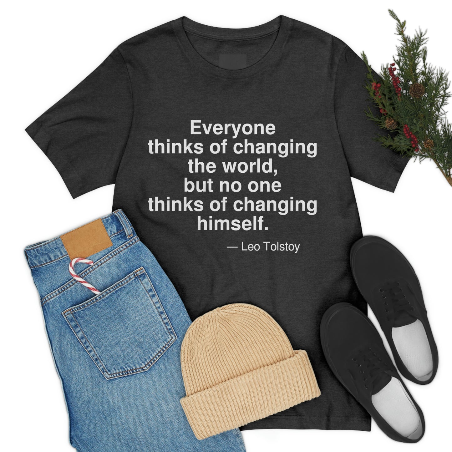 Tolstoy Changing Aa adult t-shirt