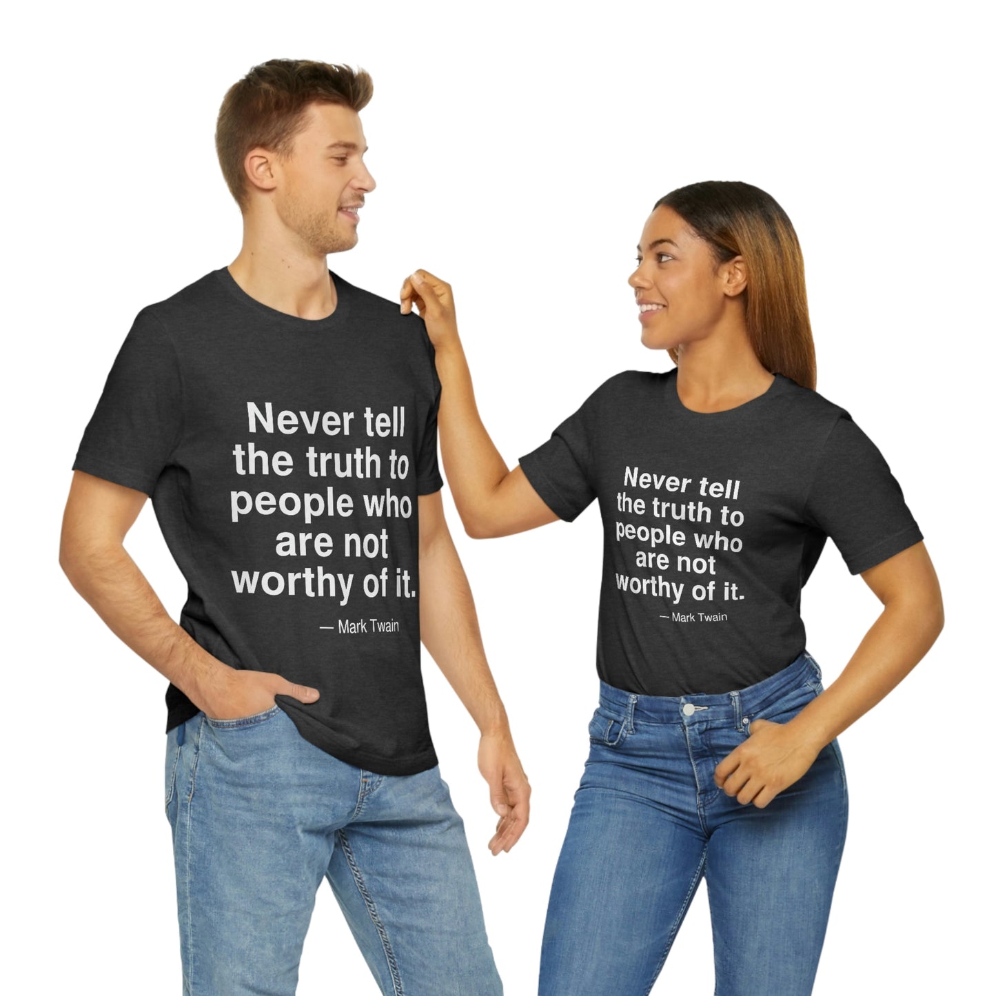 Twain Worthy Aa adult t-shirt