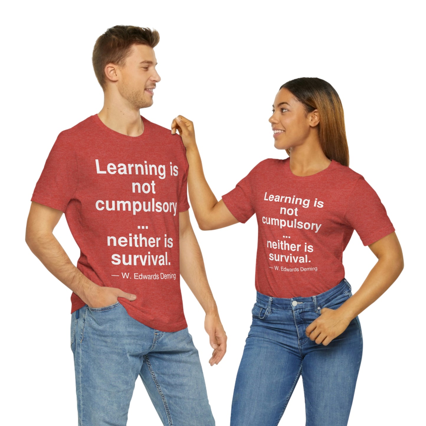 Deming Learning Aa adult t-shirt