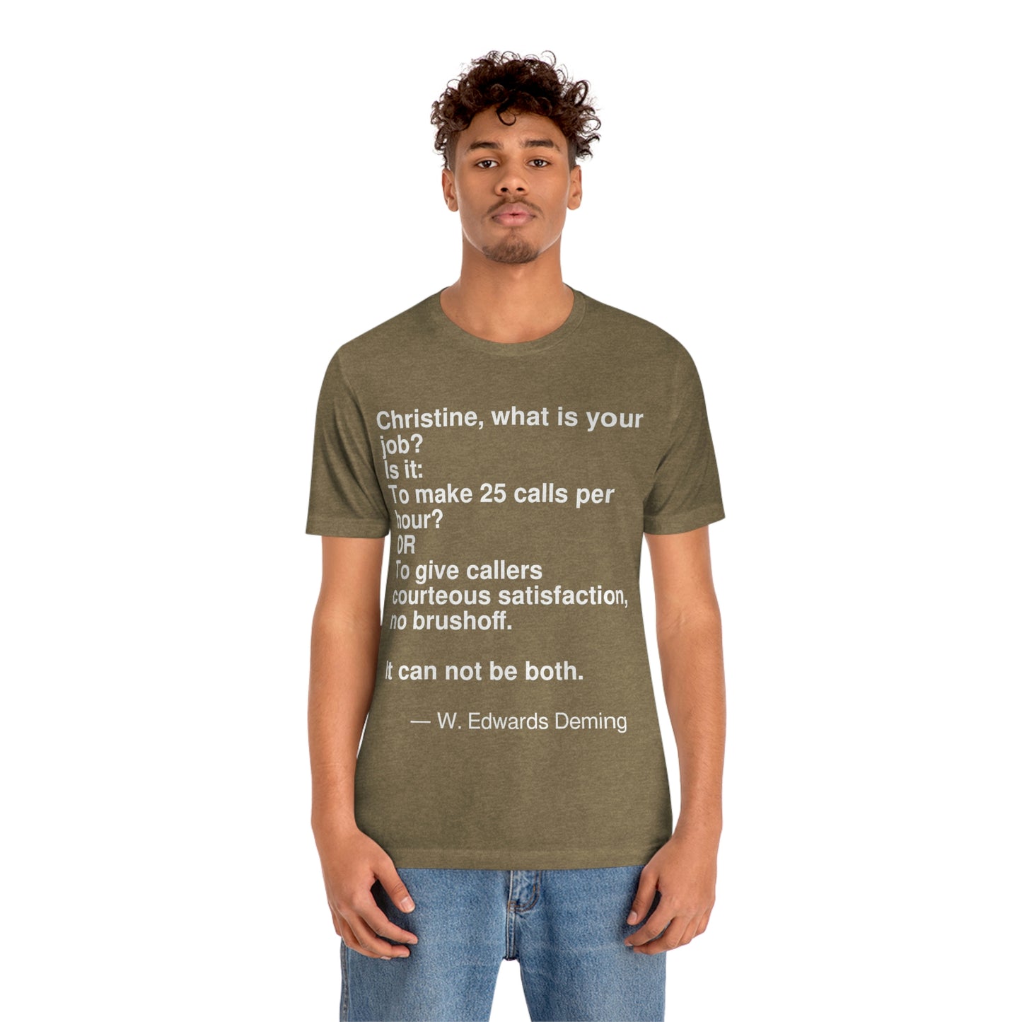 Deming Job Aa adult t-shirt