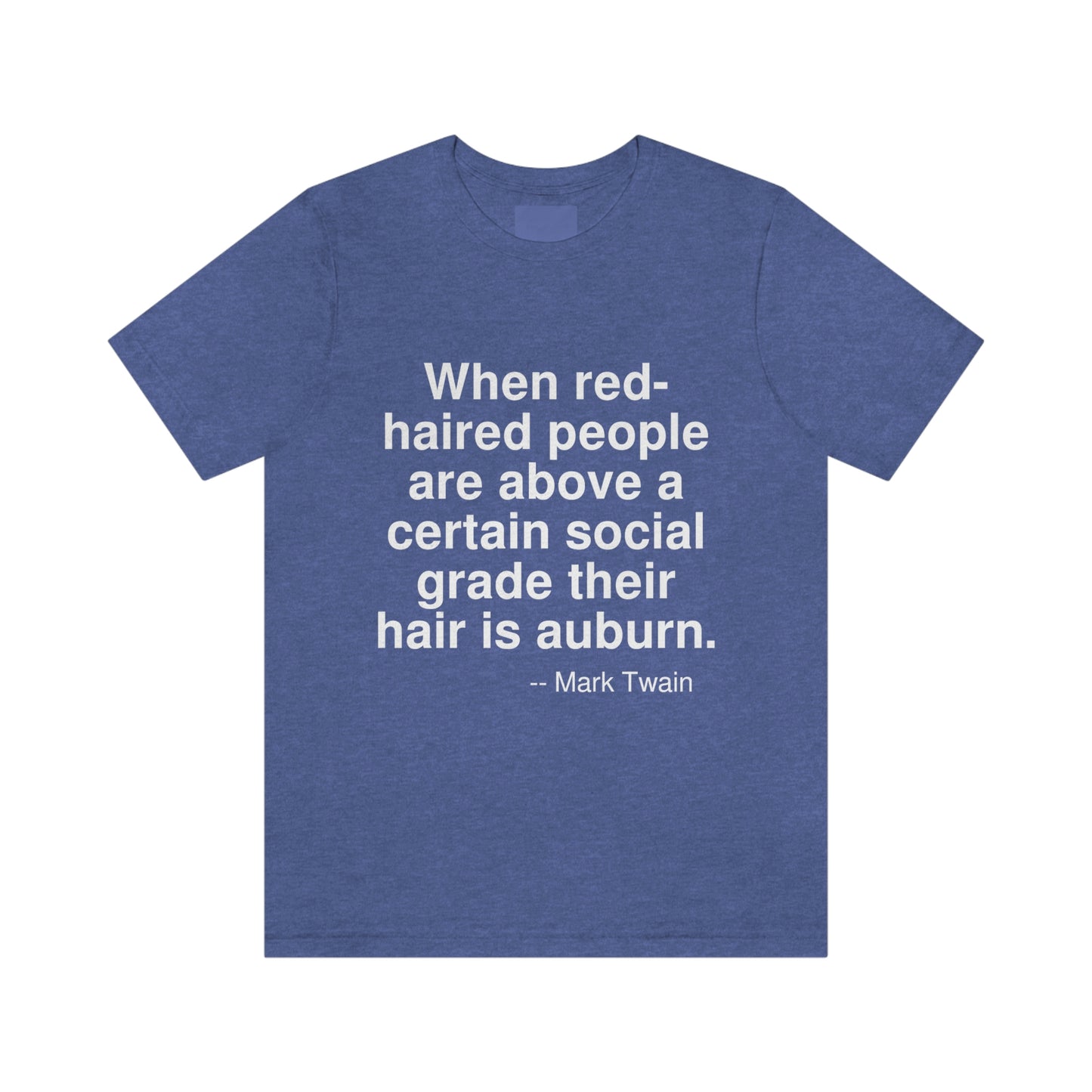 Twain Red Aa adult t-shirt