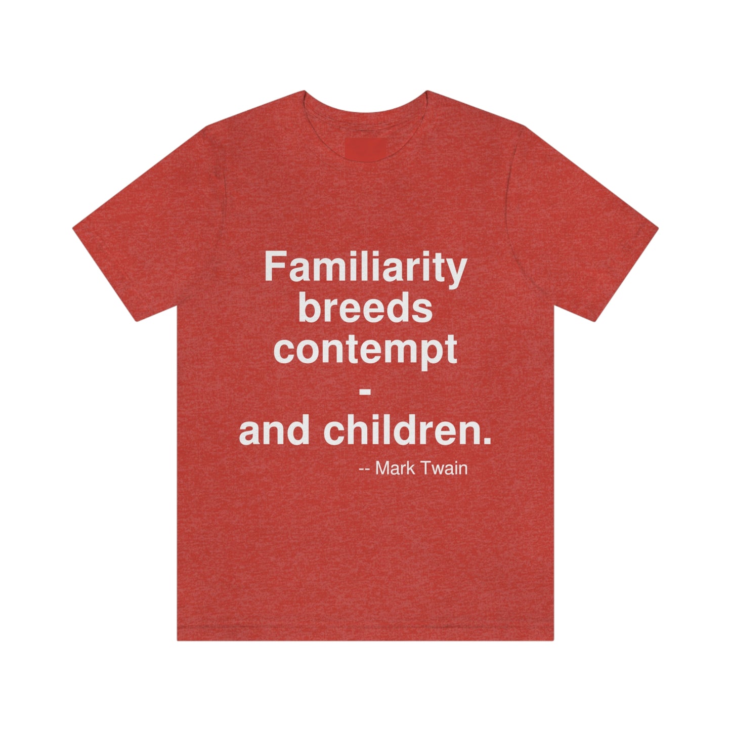 Twain Children Aa adult t-shirt