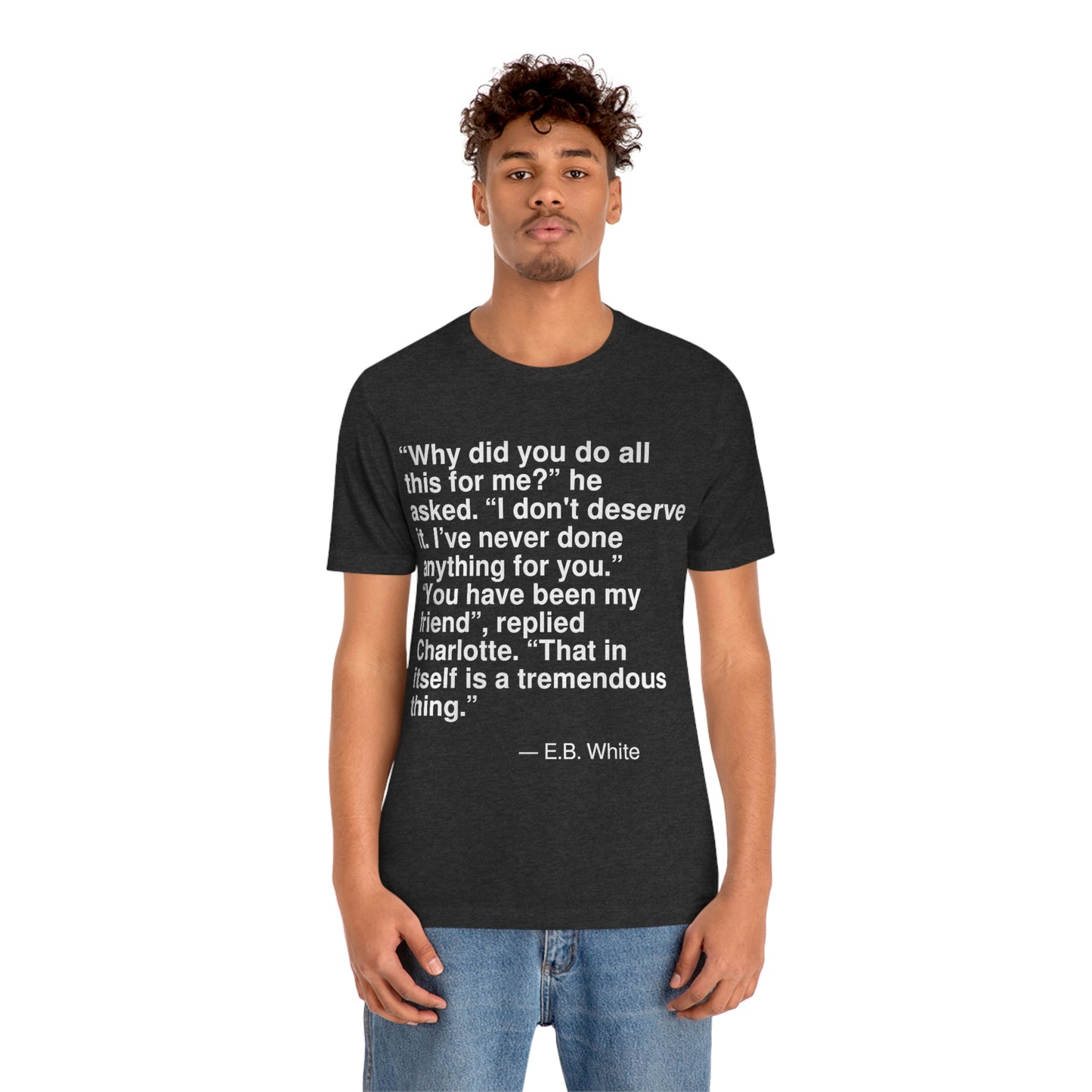 White Friend Aa adult t-shirt