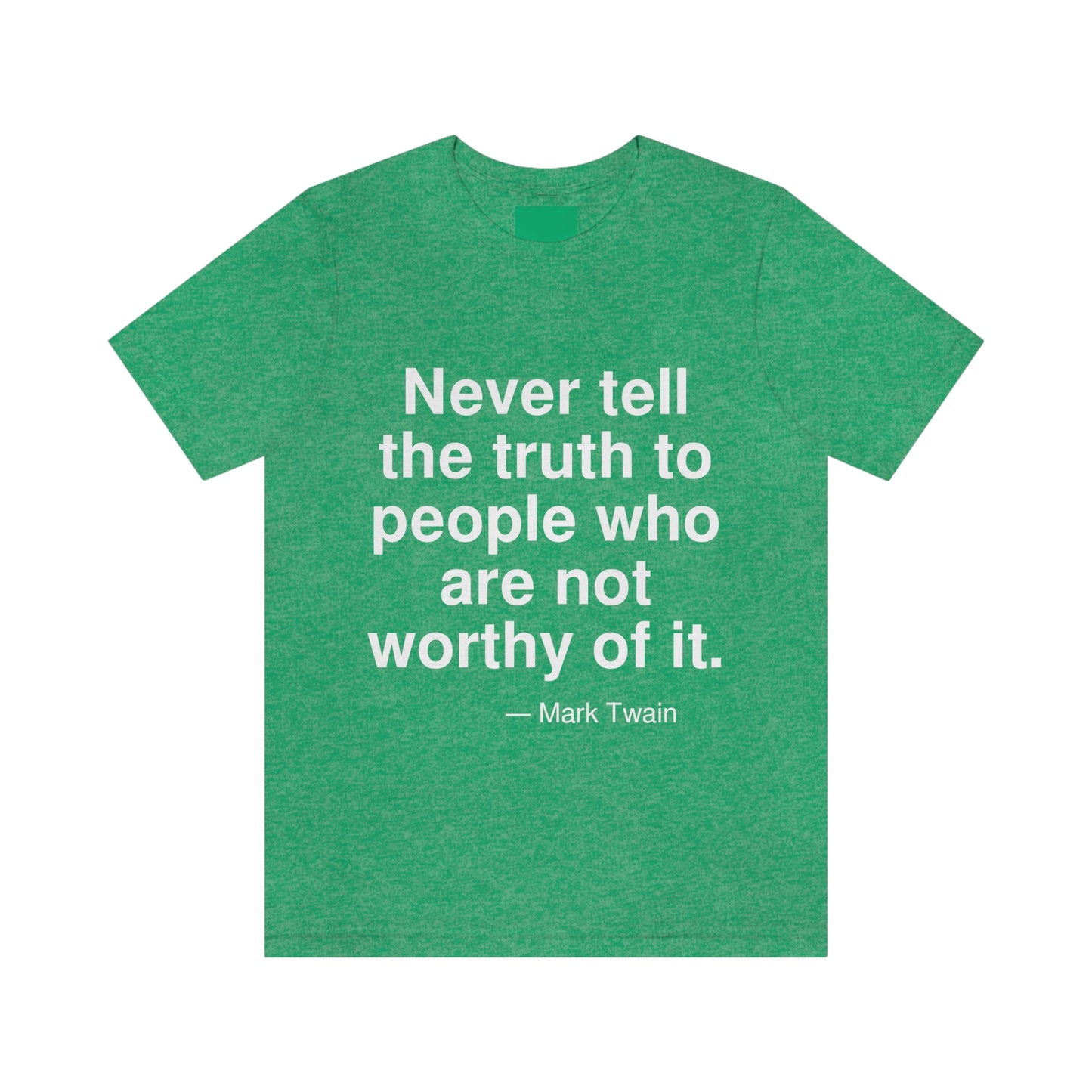 Twain Worthy Aa adult t-shirt