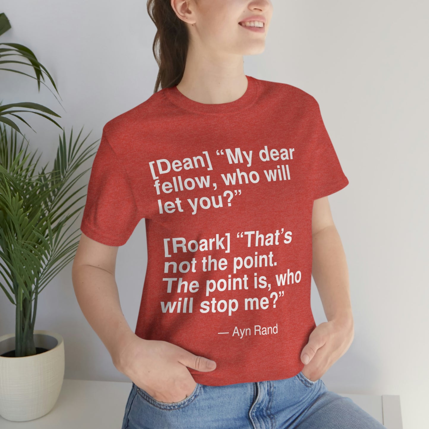 Rand Stop Aa adult t-shirt