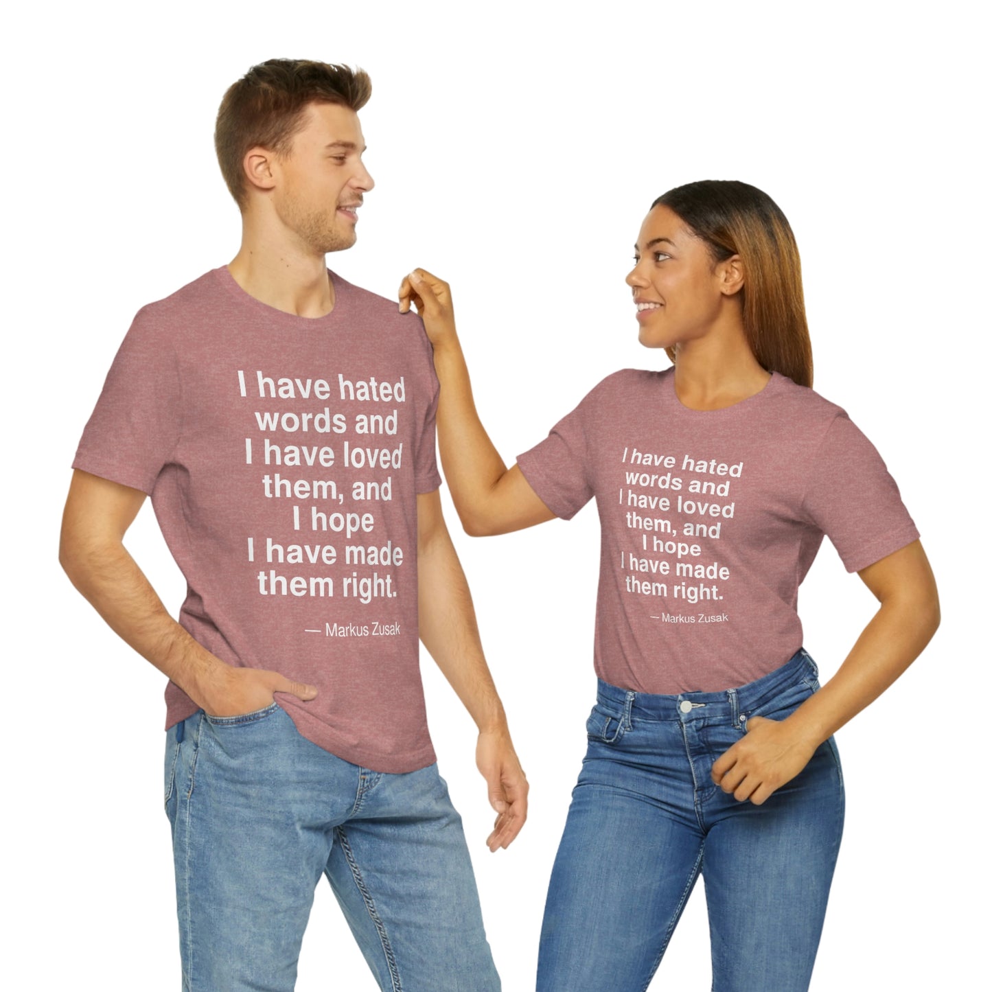 Zusak I Aa adult t-shirt