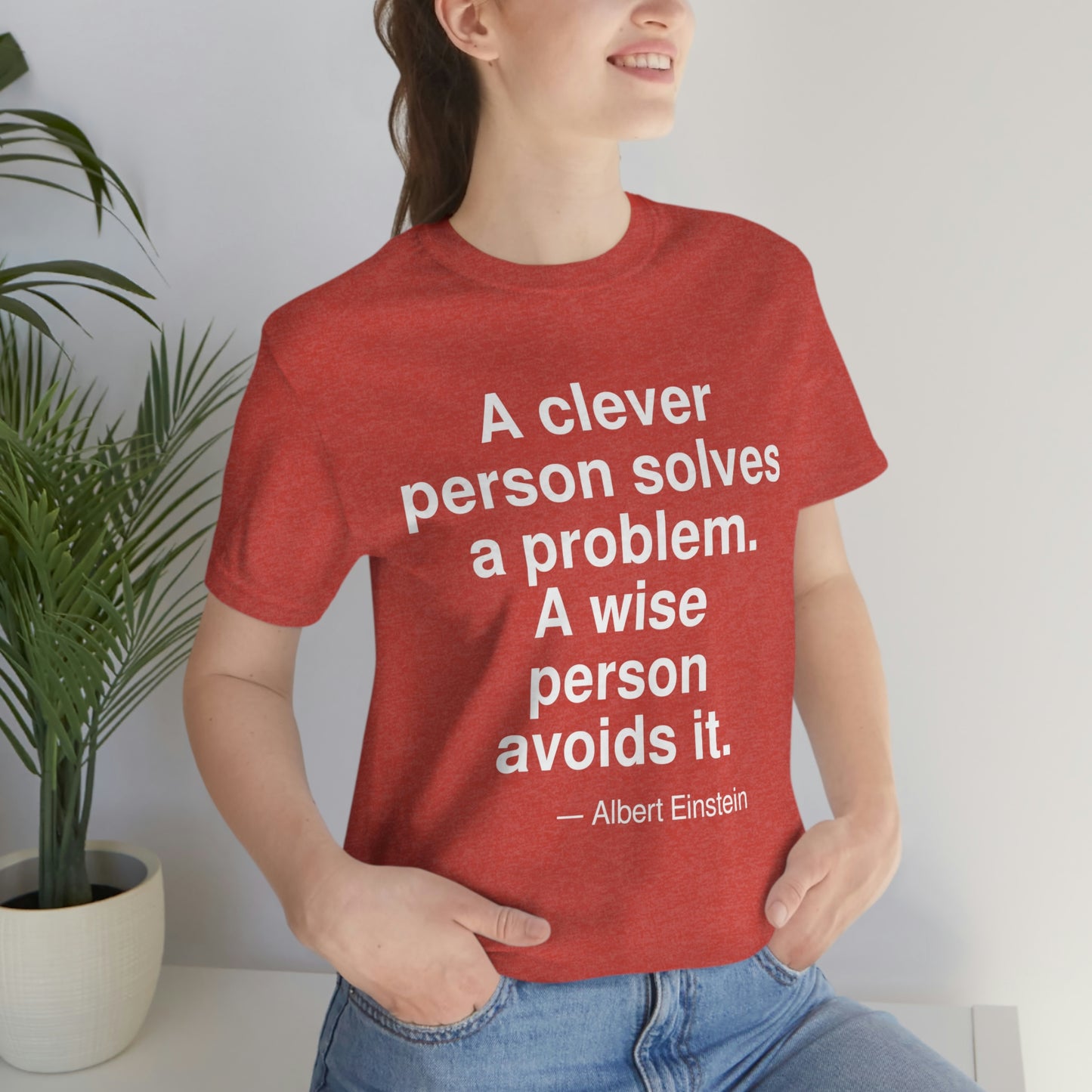 Einstein Clever Aa adult t-shirt