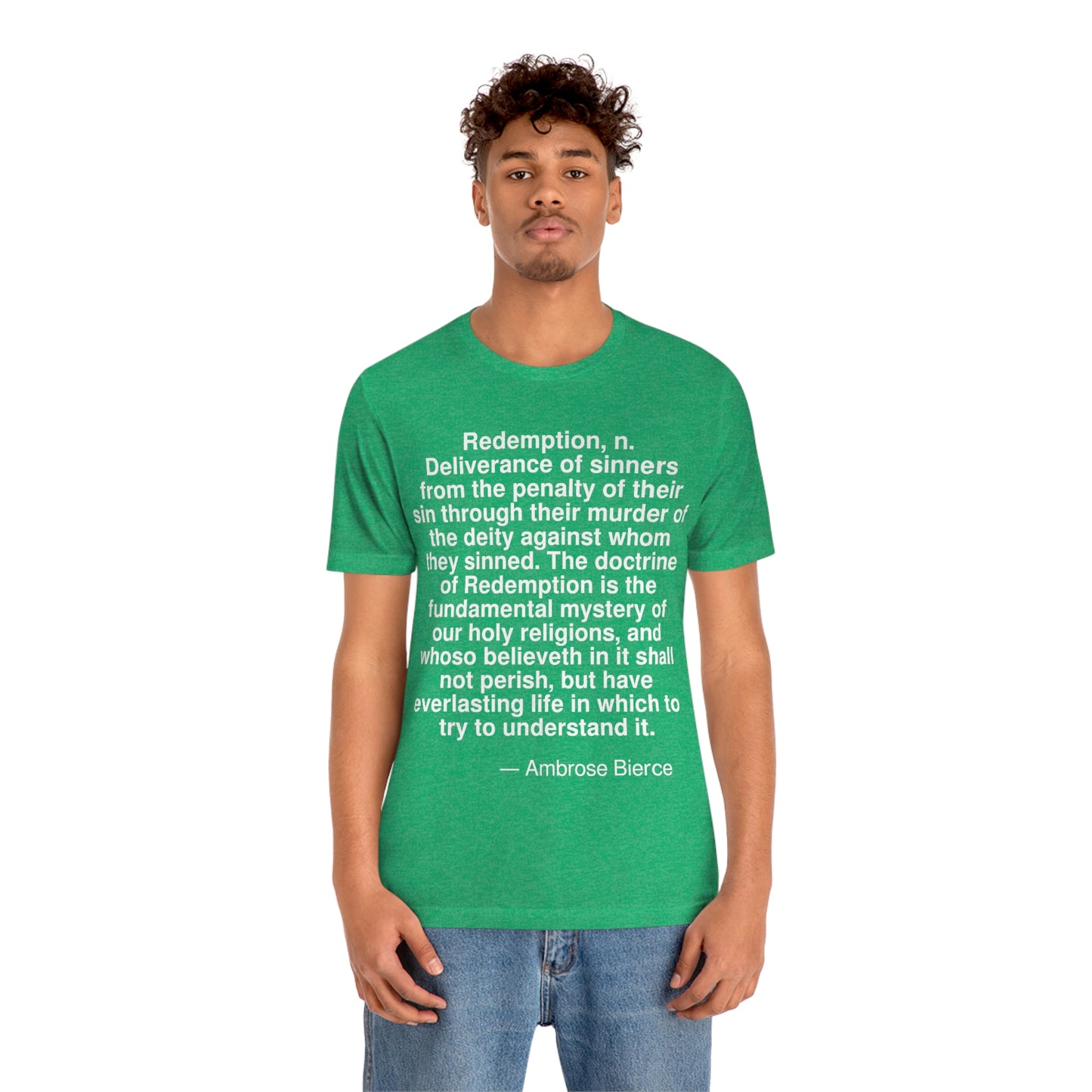 Bierce Redemption Aa adult t-shirt