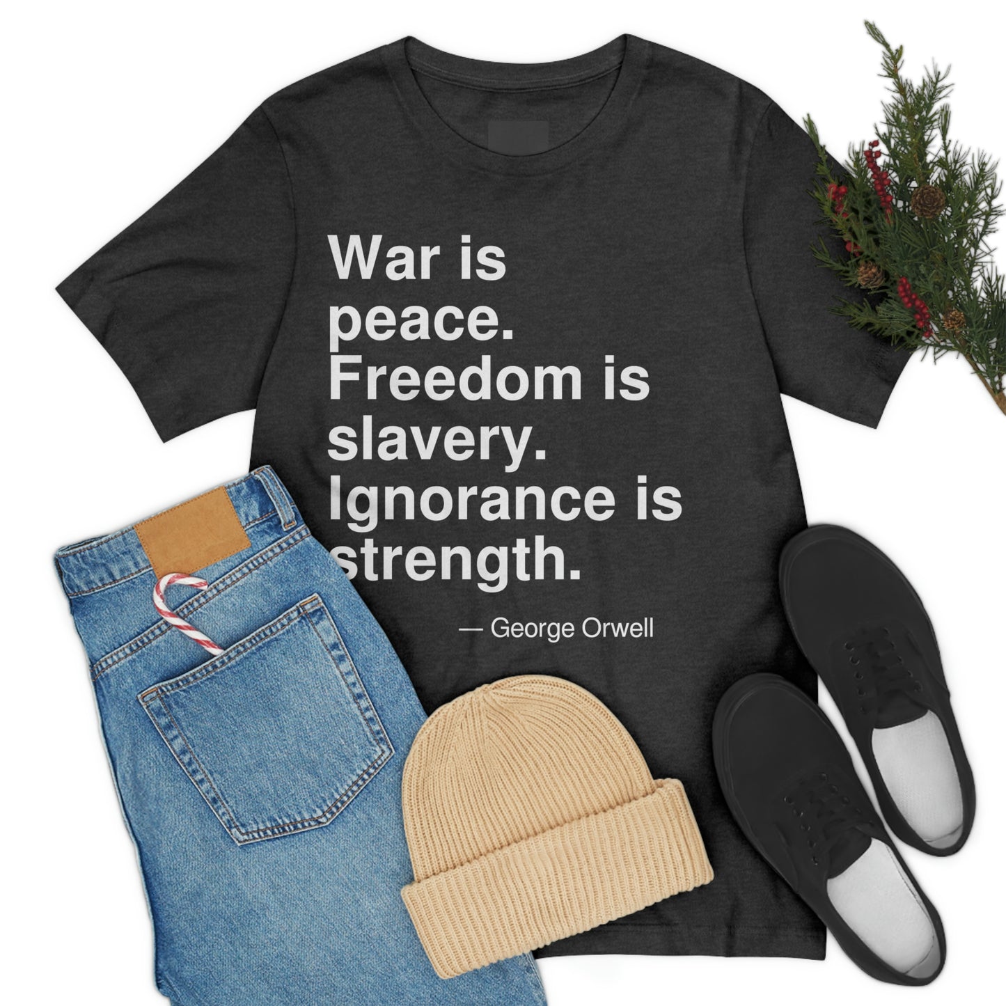 Orwell War Aa adult t-shirt