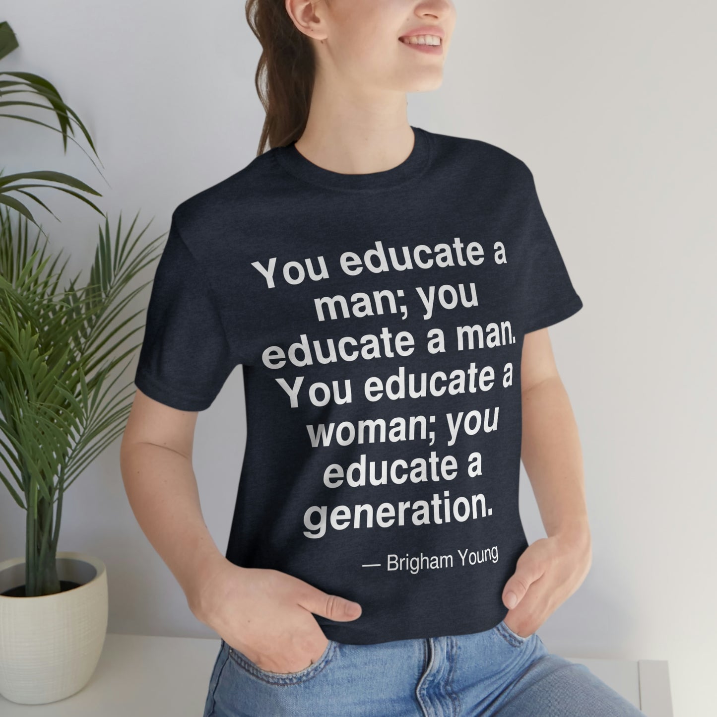 Young Educate Aa adult t-shirt