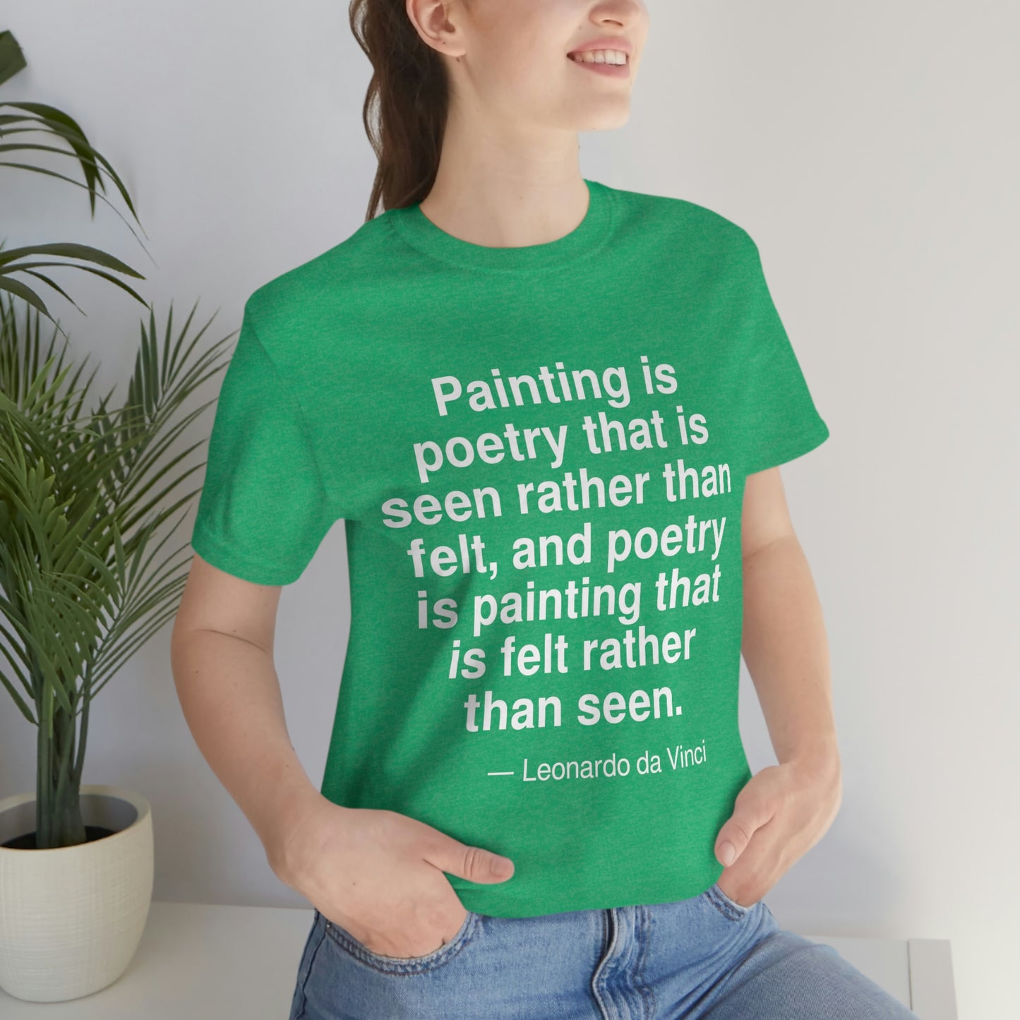 daVinci Painting Aa adult t-shirt