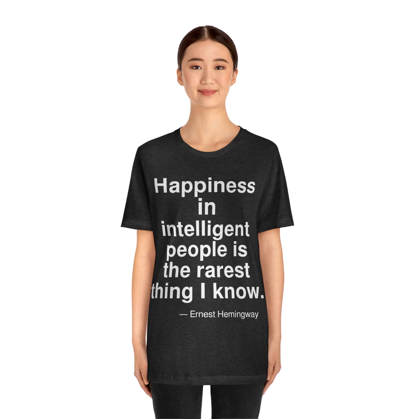 Hemingway Happiness Aa adult t-shirt