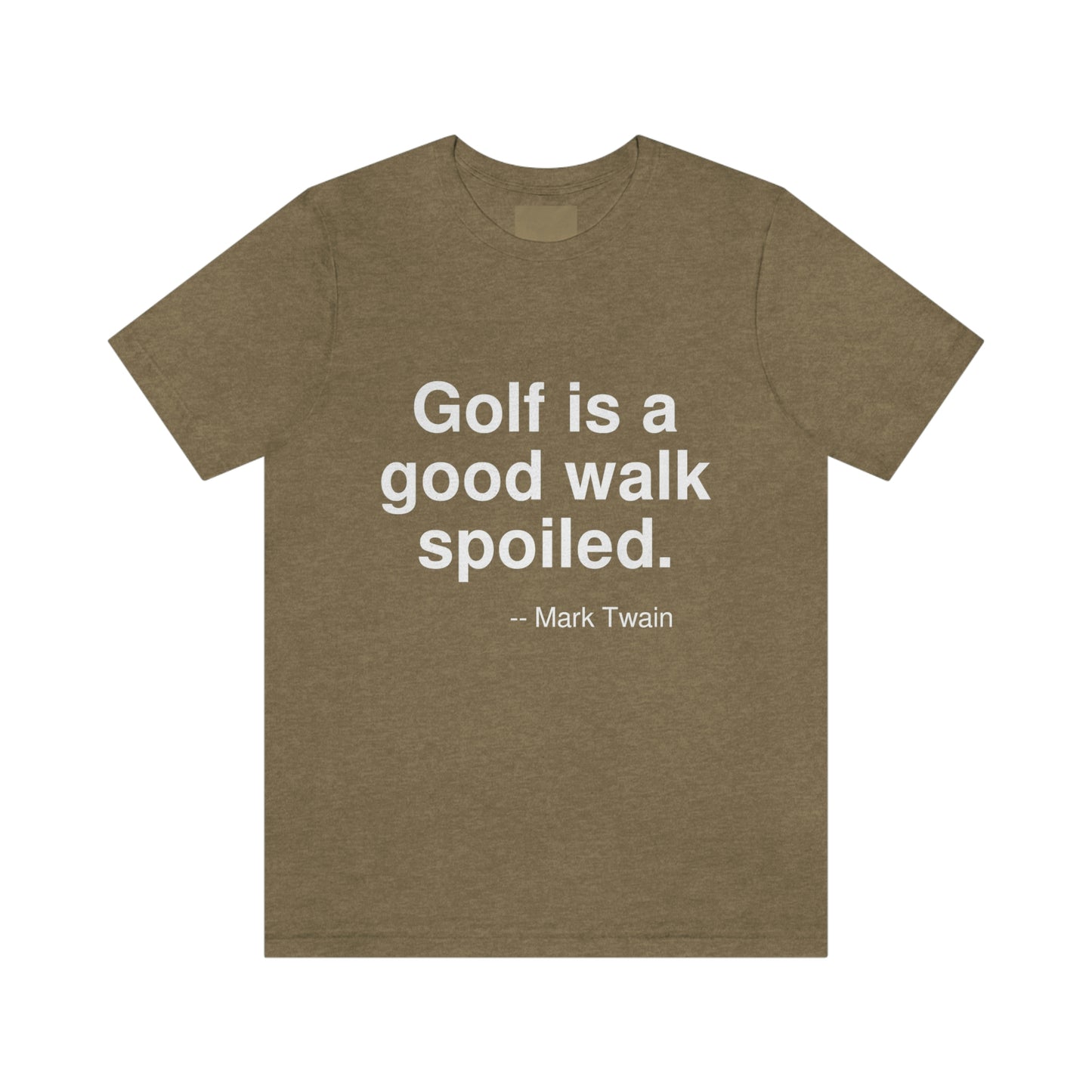 Twain Golf Aa adult t-shirt