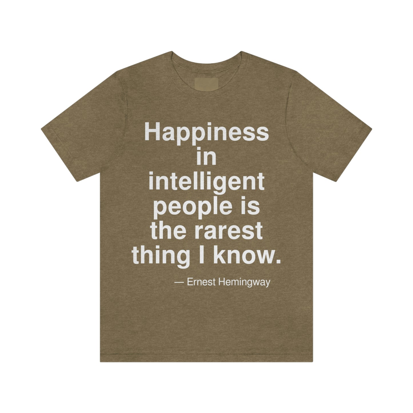 Hemingway Happiness Aa adult t-shirt