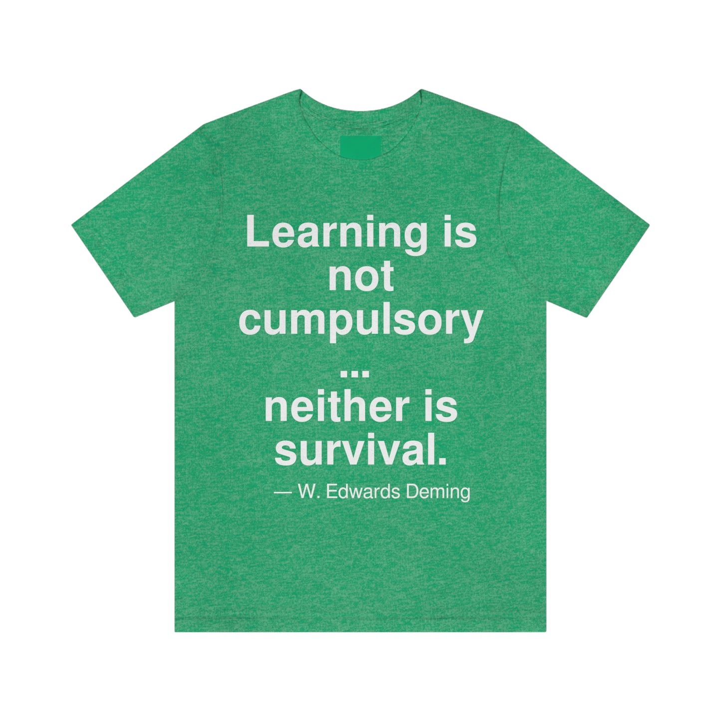 Deming Learning Aa adult t-shirt