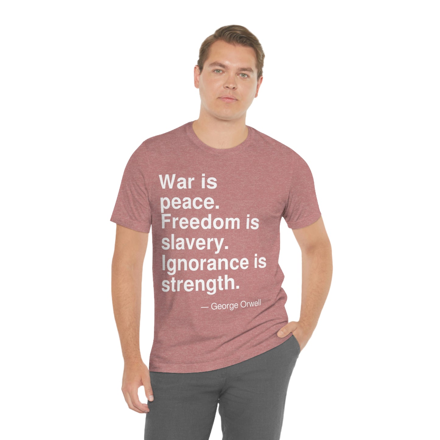 Orwell War Aa adult t-shirt