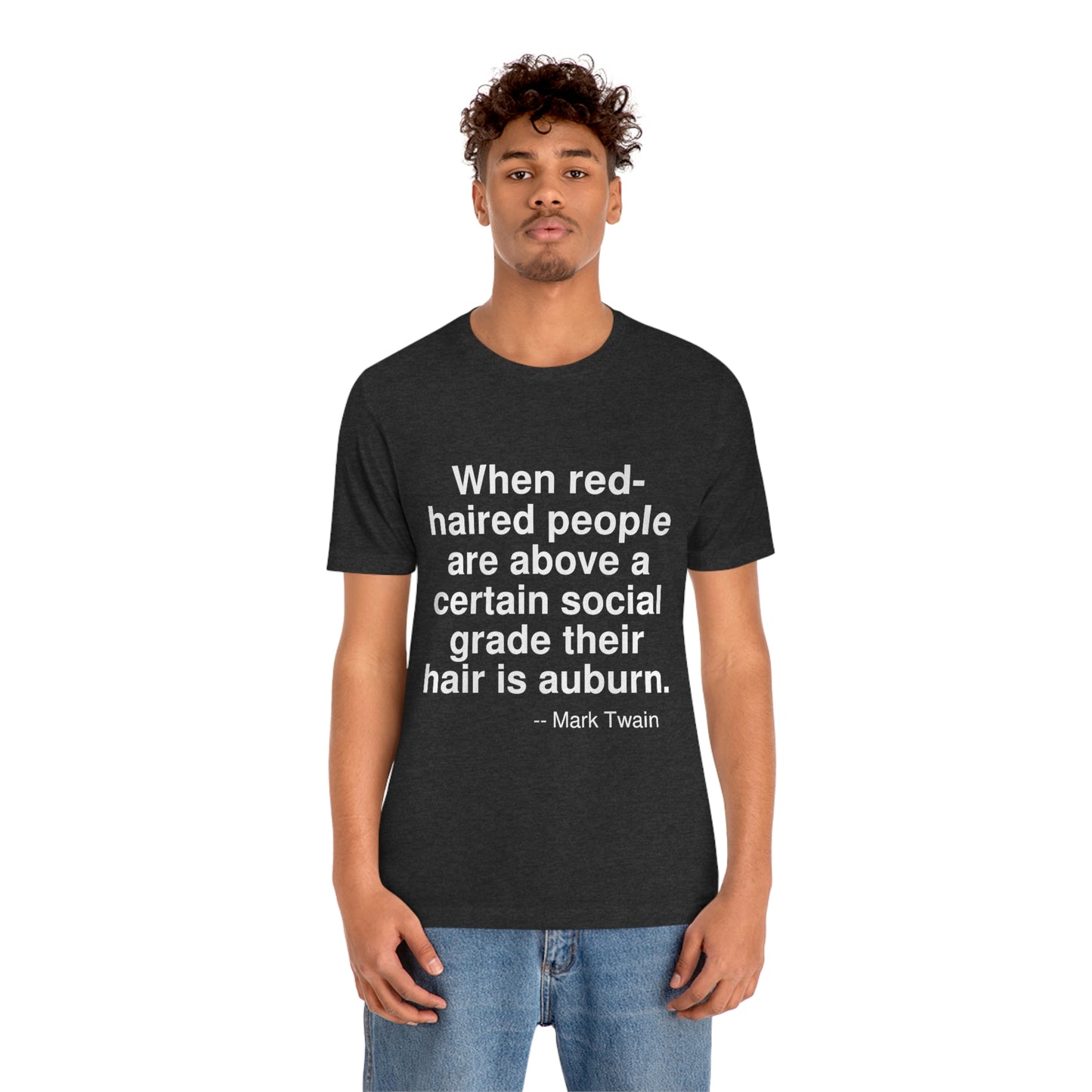 Twain Red Aa adult t-shirt