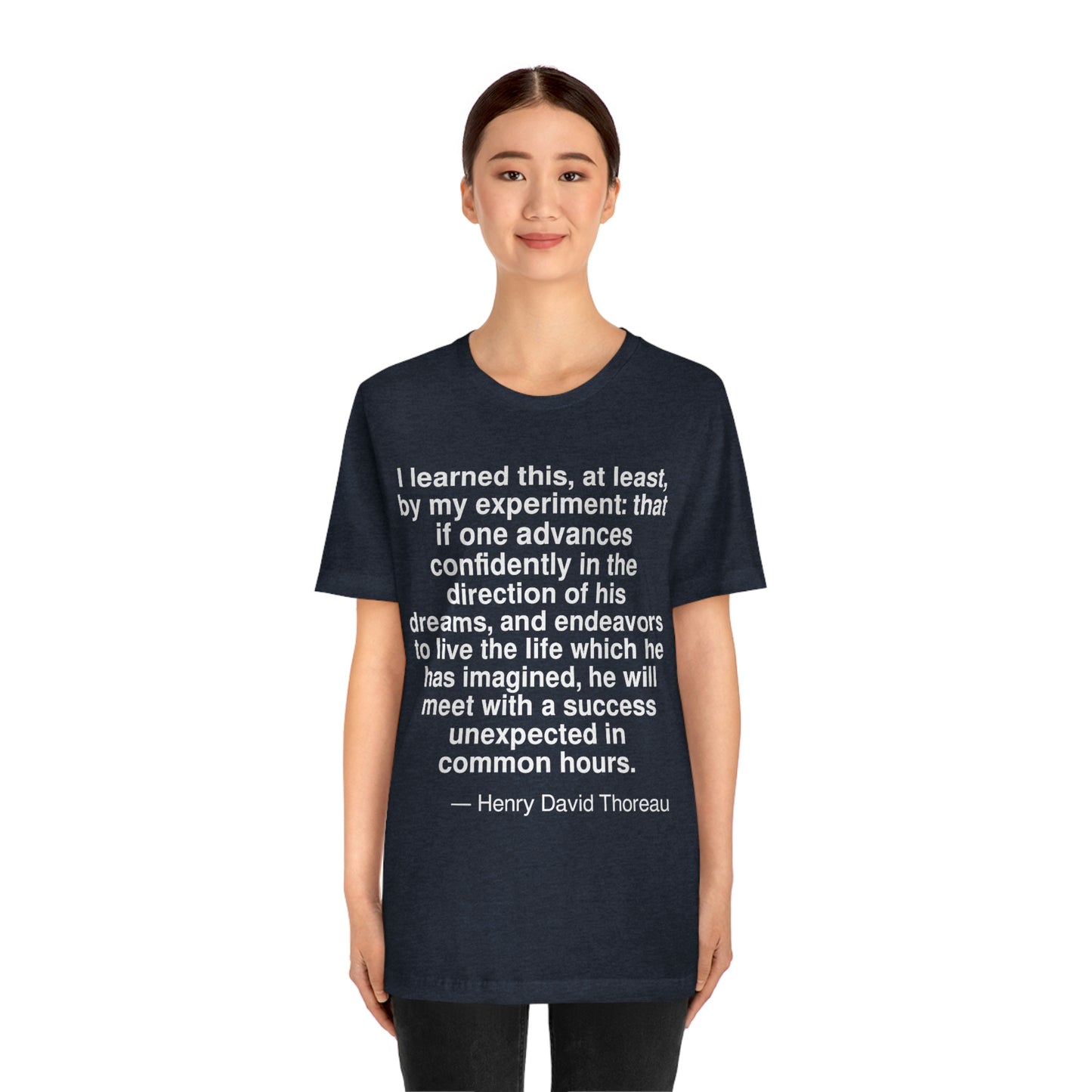 Thoreau Learned Aa adult t-shirt