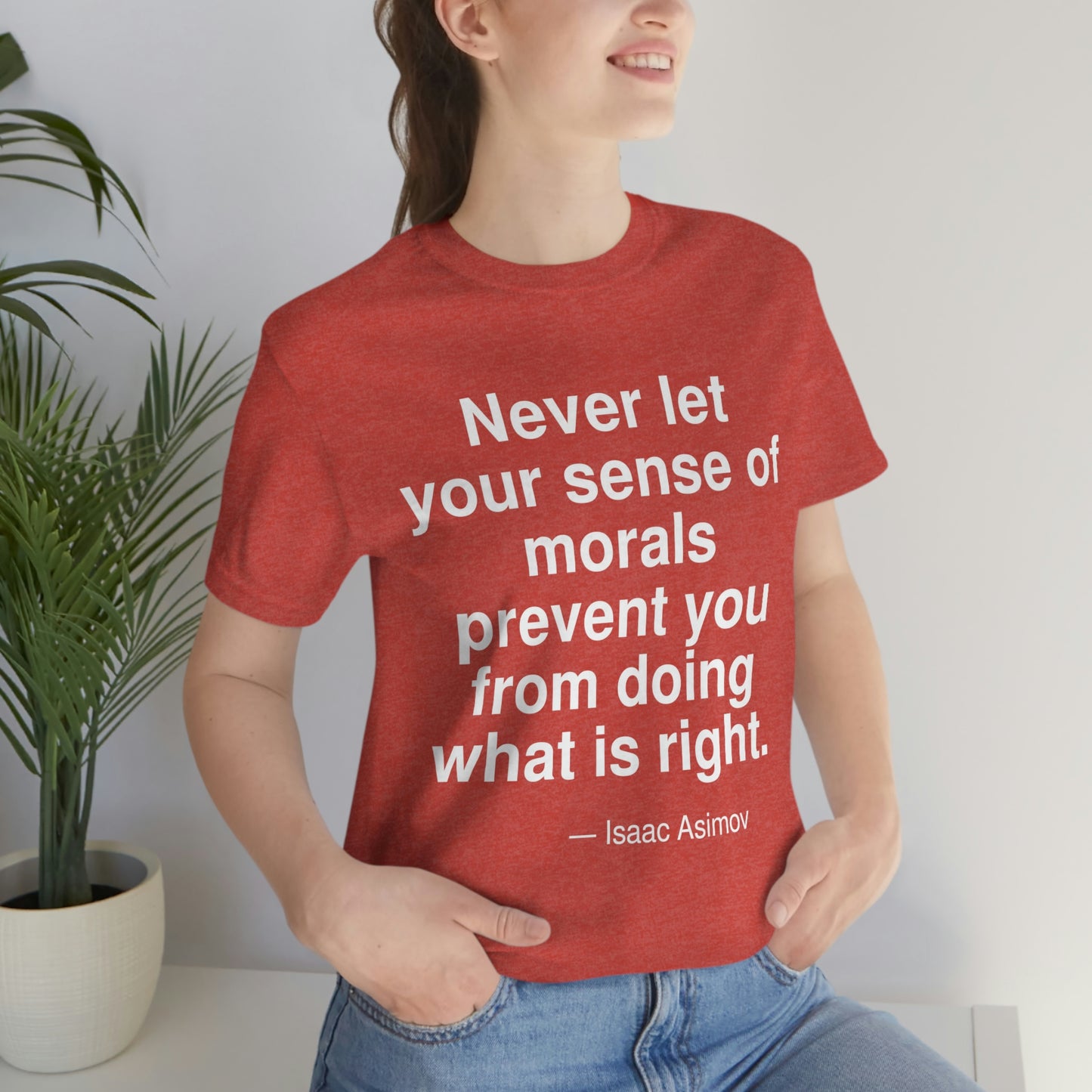 Asimov Morals Aa adult t-shirt