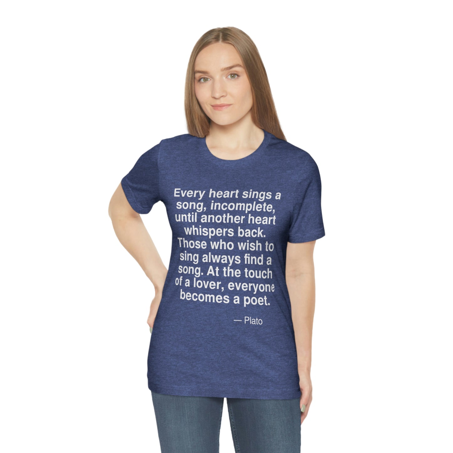 Plato Heart Aa adult t-shirt