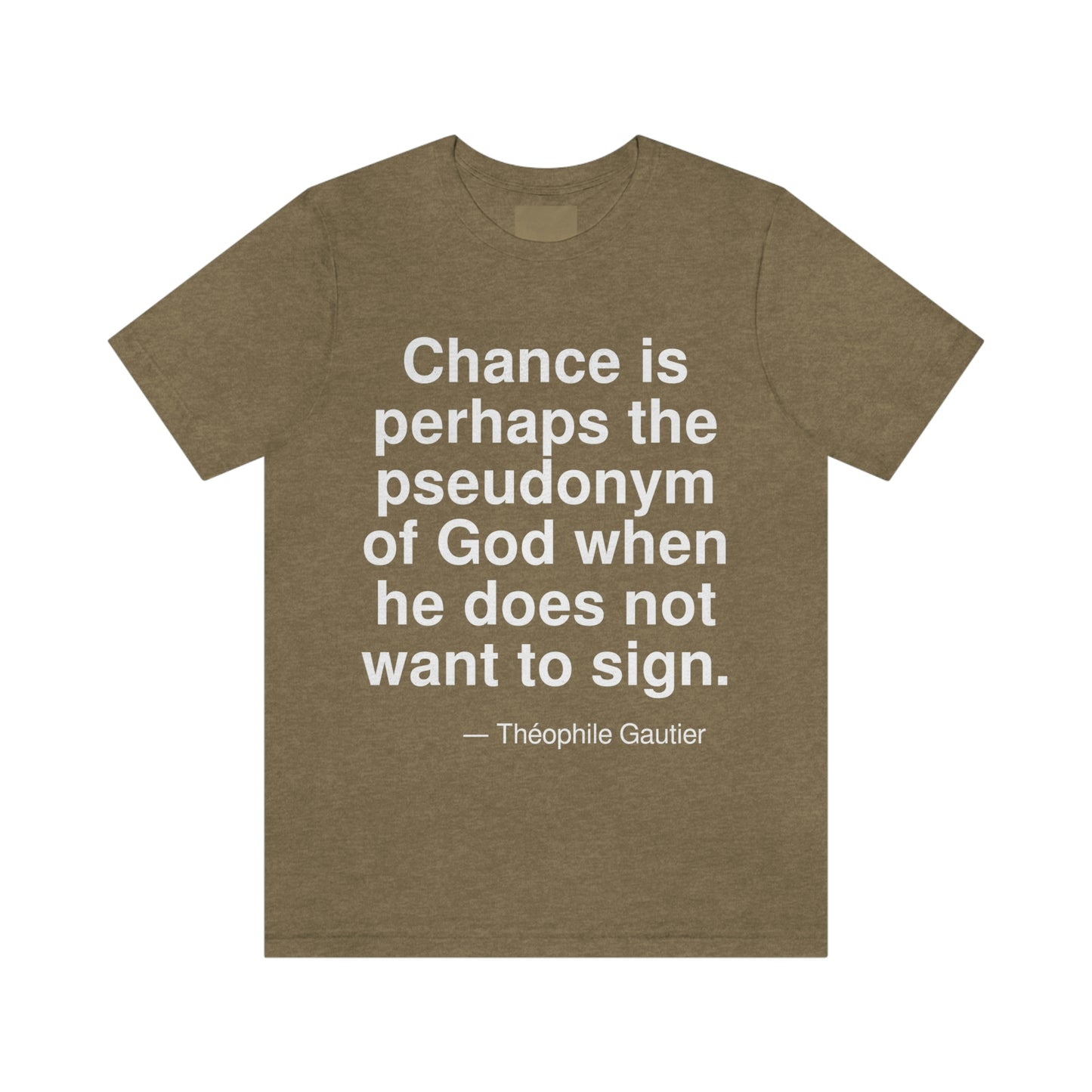 Gautier Chance Aa adult t-shirt