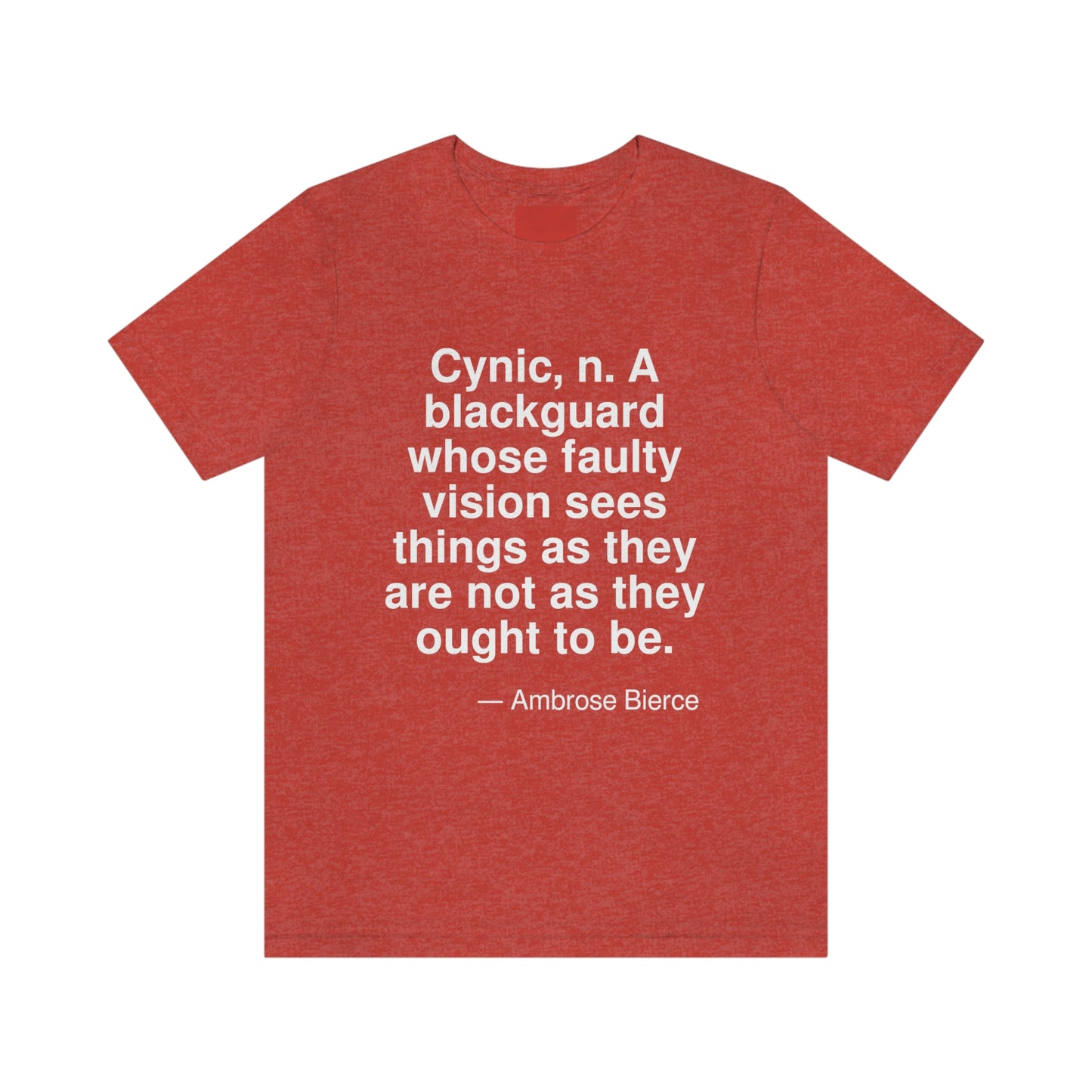 Bierce Cynic Aa adult t-shirt