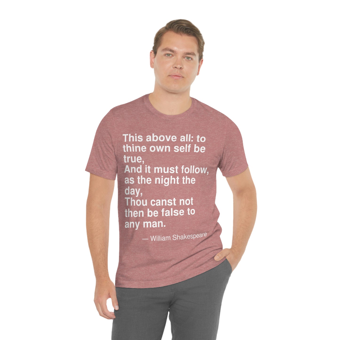 Shakespeare True Aa adult t-shirt