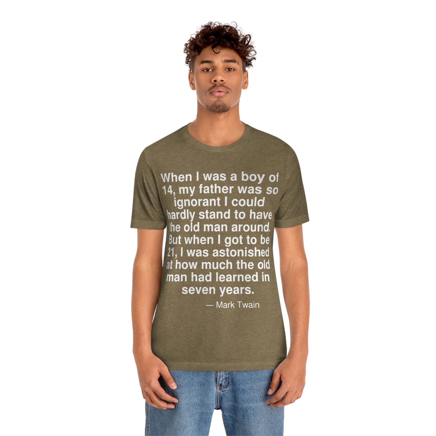 Twain Father Aa adult t-shirt