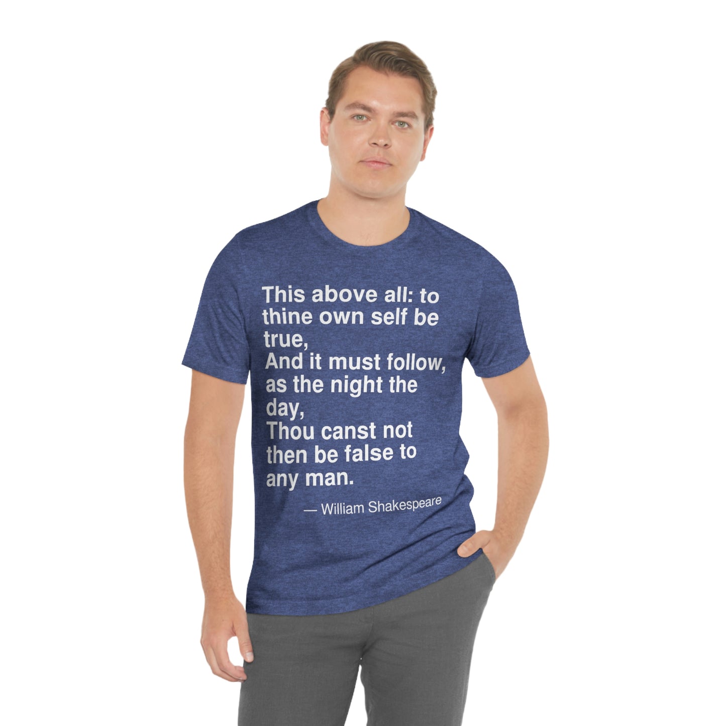 Shakespeare True Aa adult t-shirt