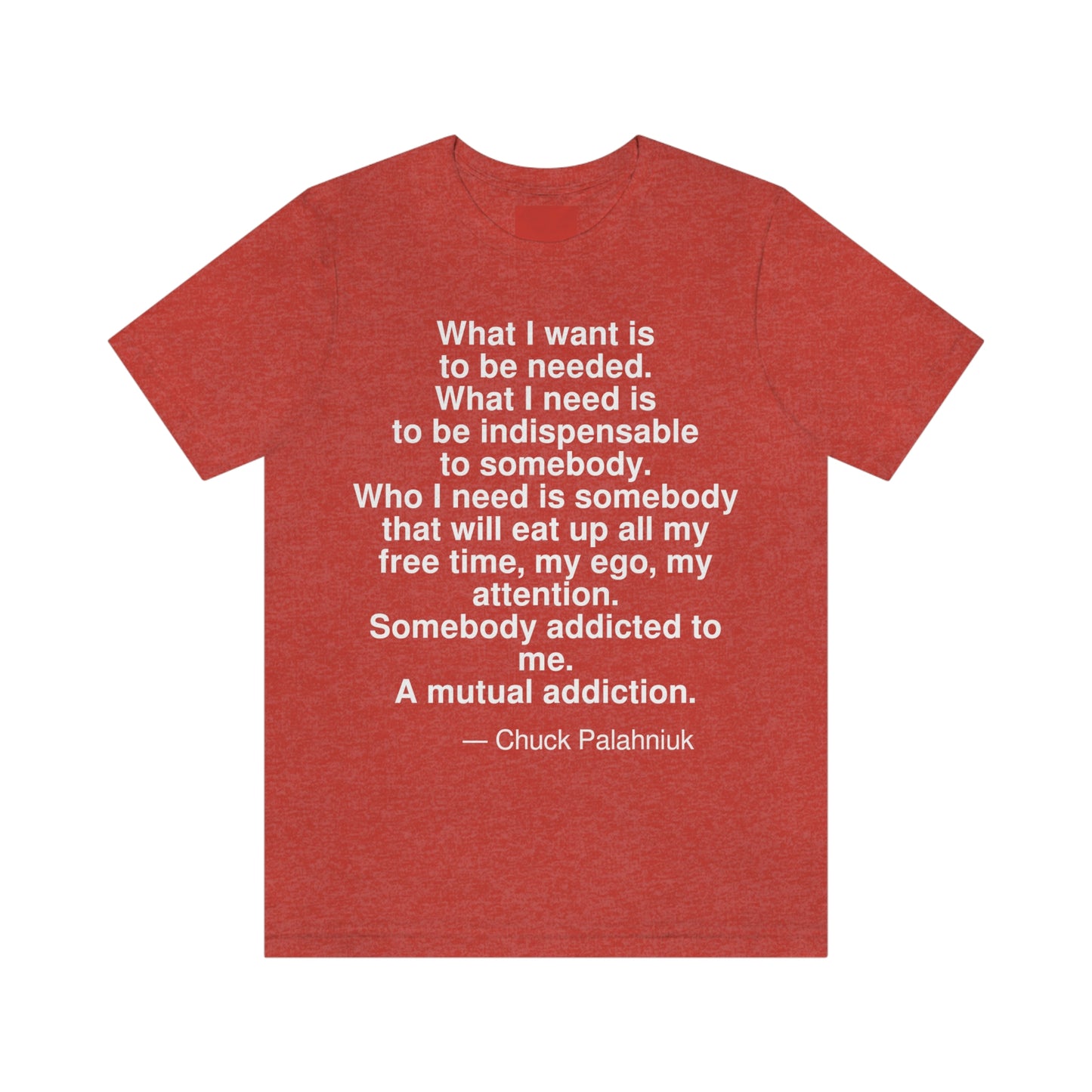 Palahniuk I Aa adult t-shirt