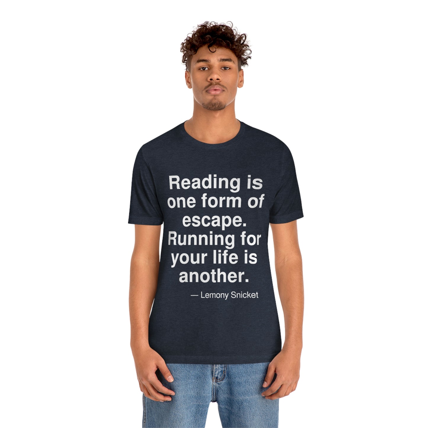 Snicket Reading Aa adult t-shirt