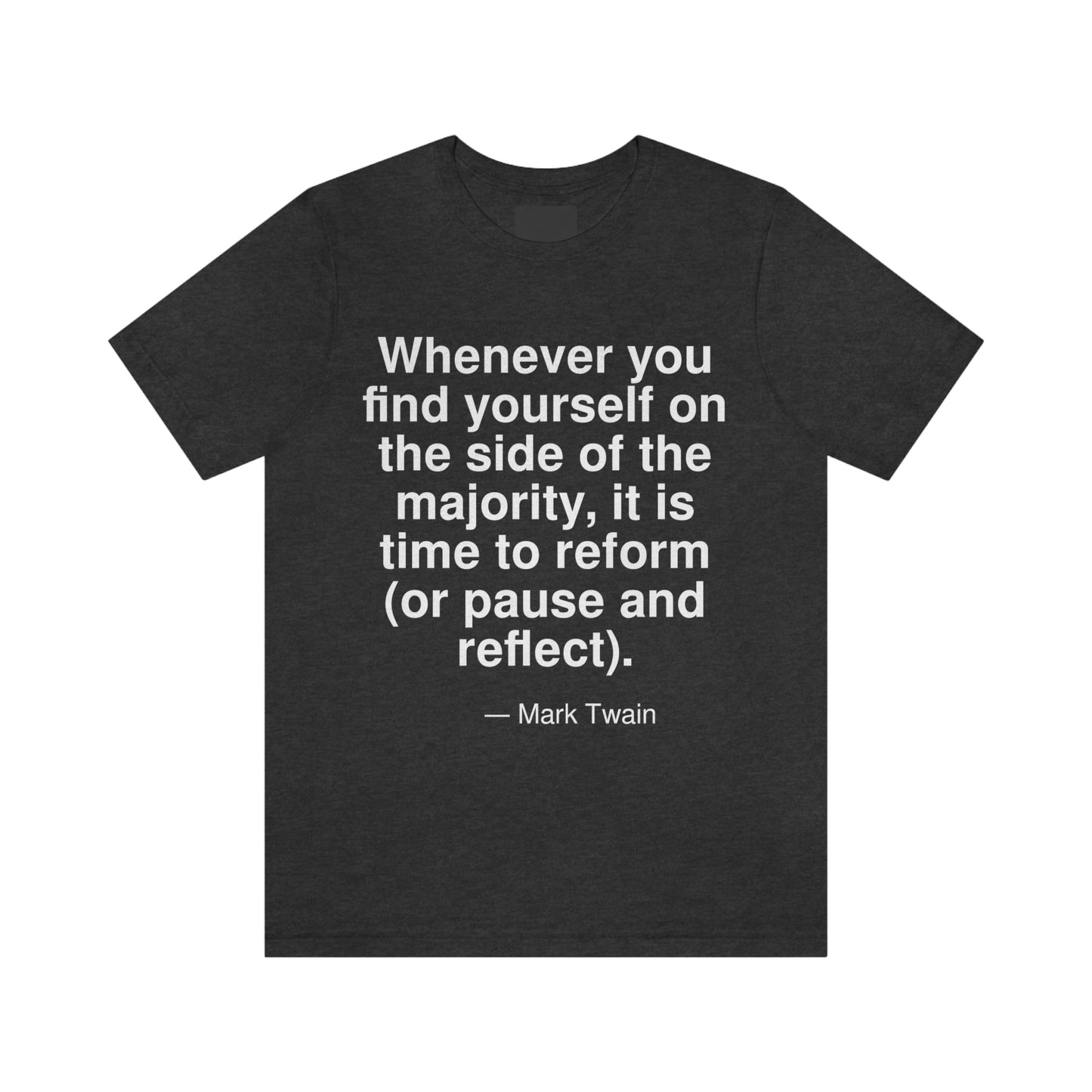 Twain Majority Aa adult t-shirt