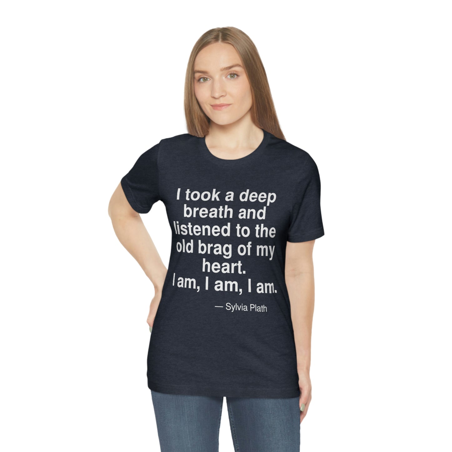 Plath Breath Aa adult t-shirt