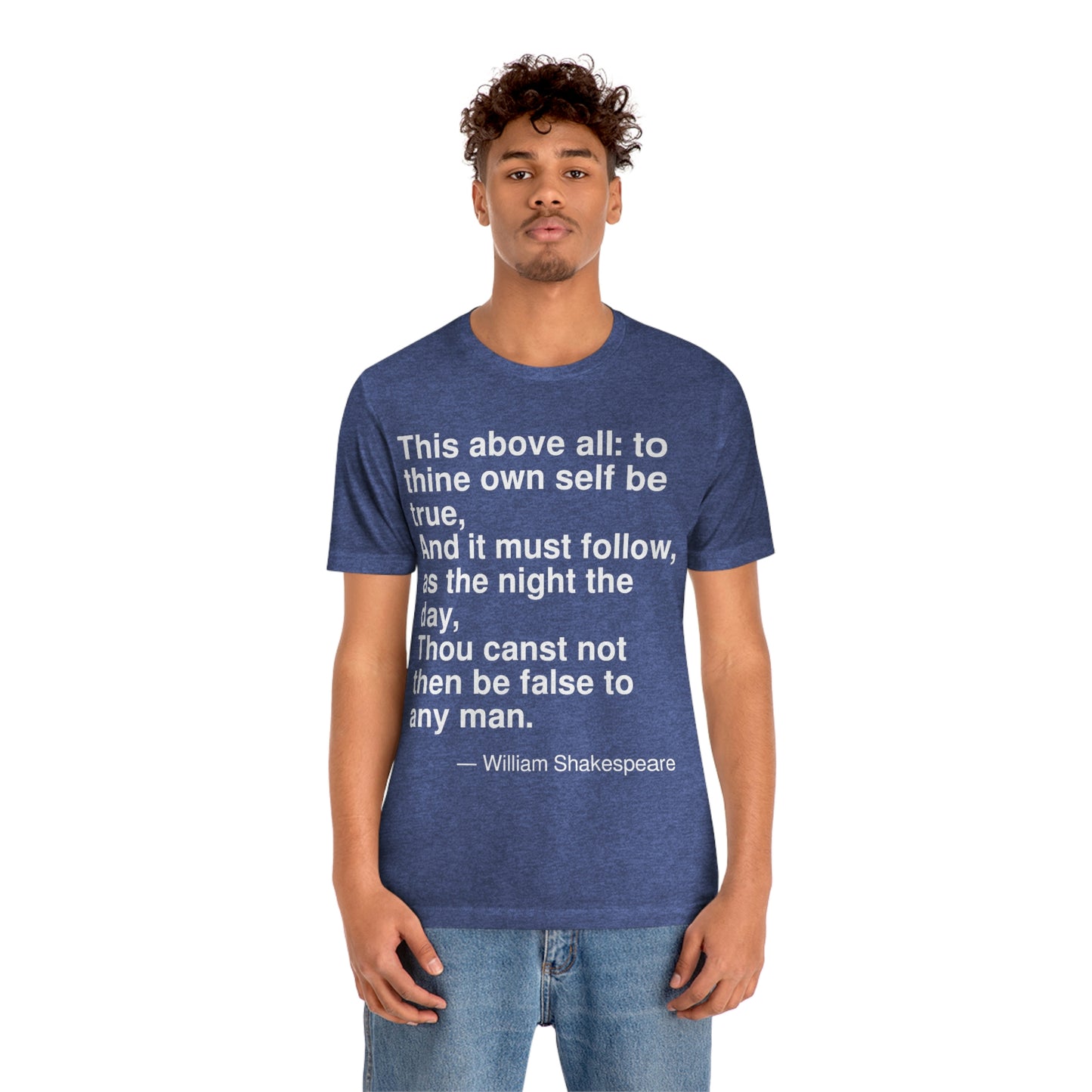 Shakespeare True Aa adult t-shirt