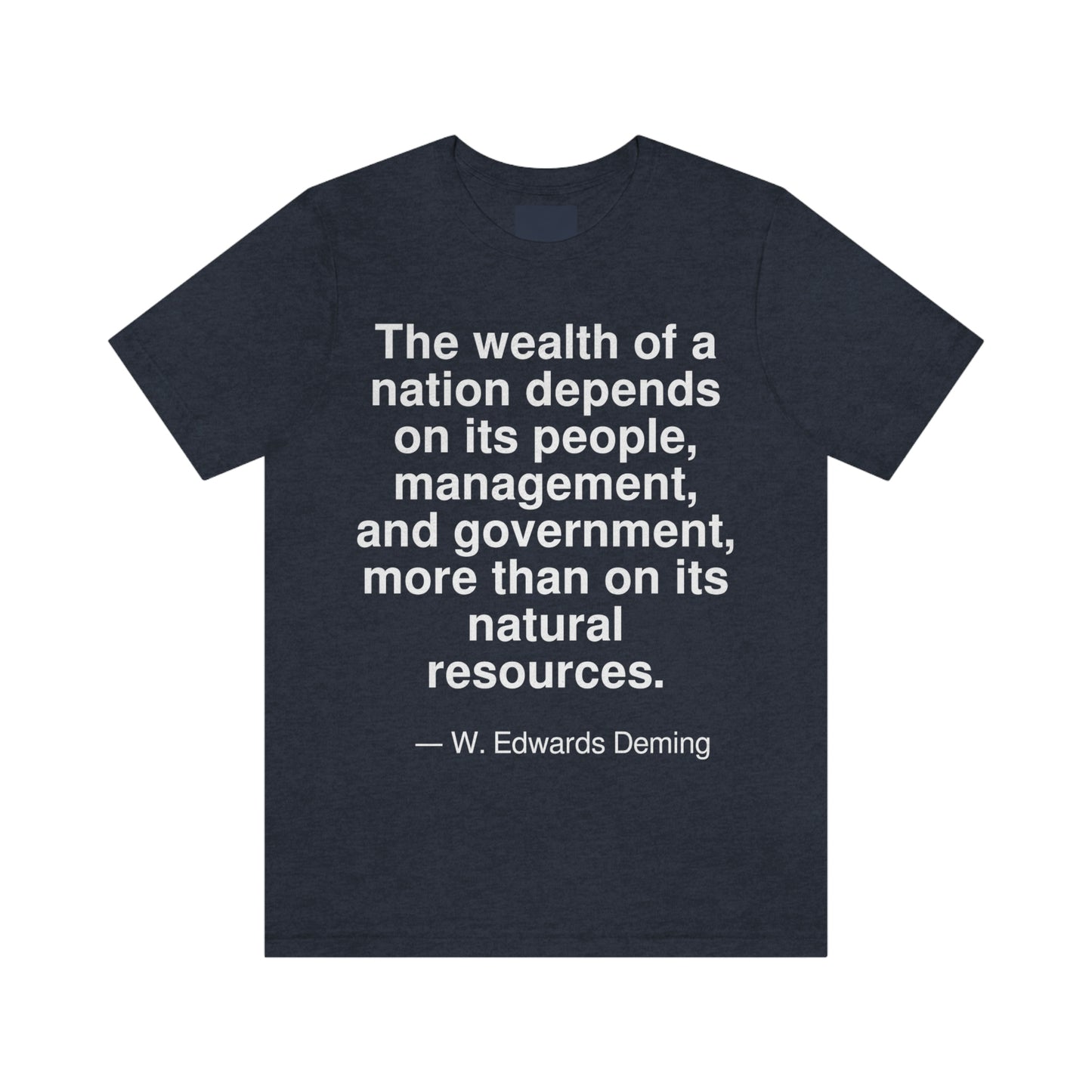 Deming Wealth Aa adult t-shirt