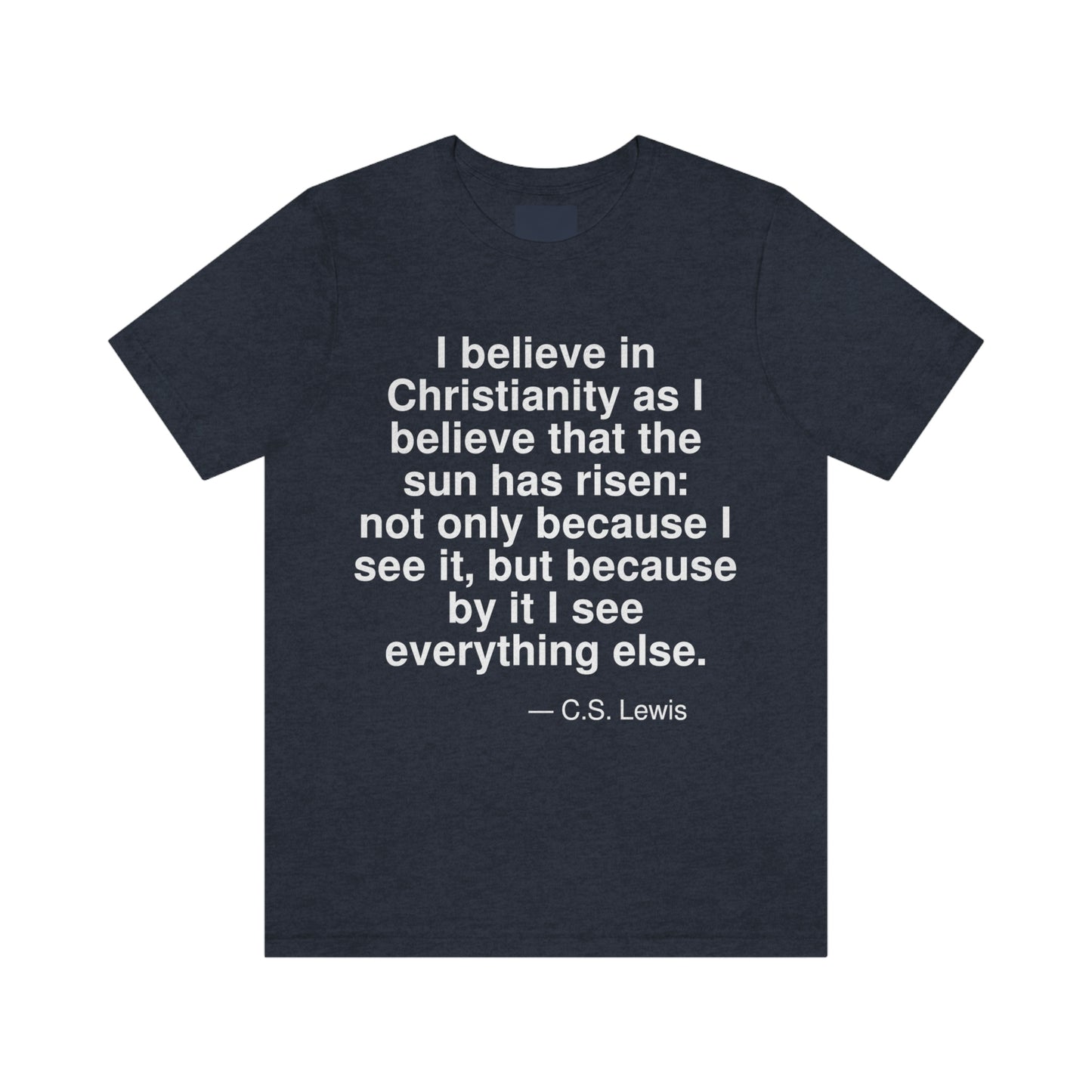 Lewis Believe Aa adult t-shirt