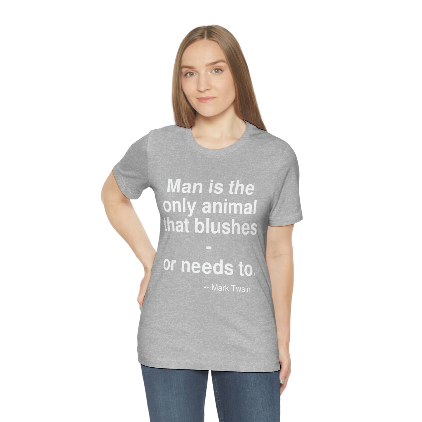 Twain Blushes Aa adult t-shirt