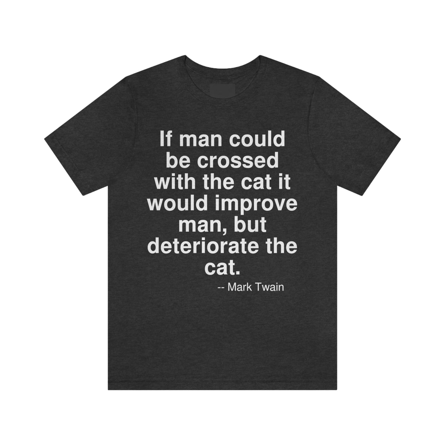 Twain Cat Aa adult t-shirt