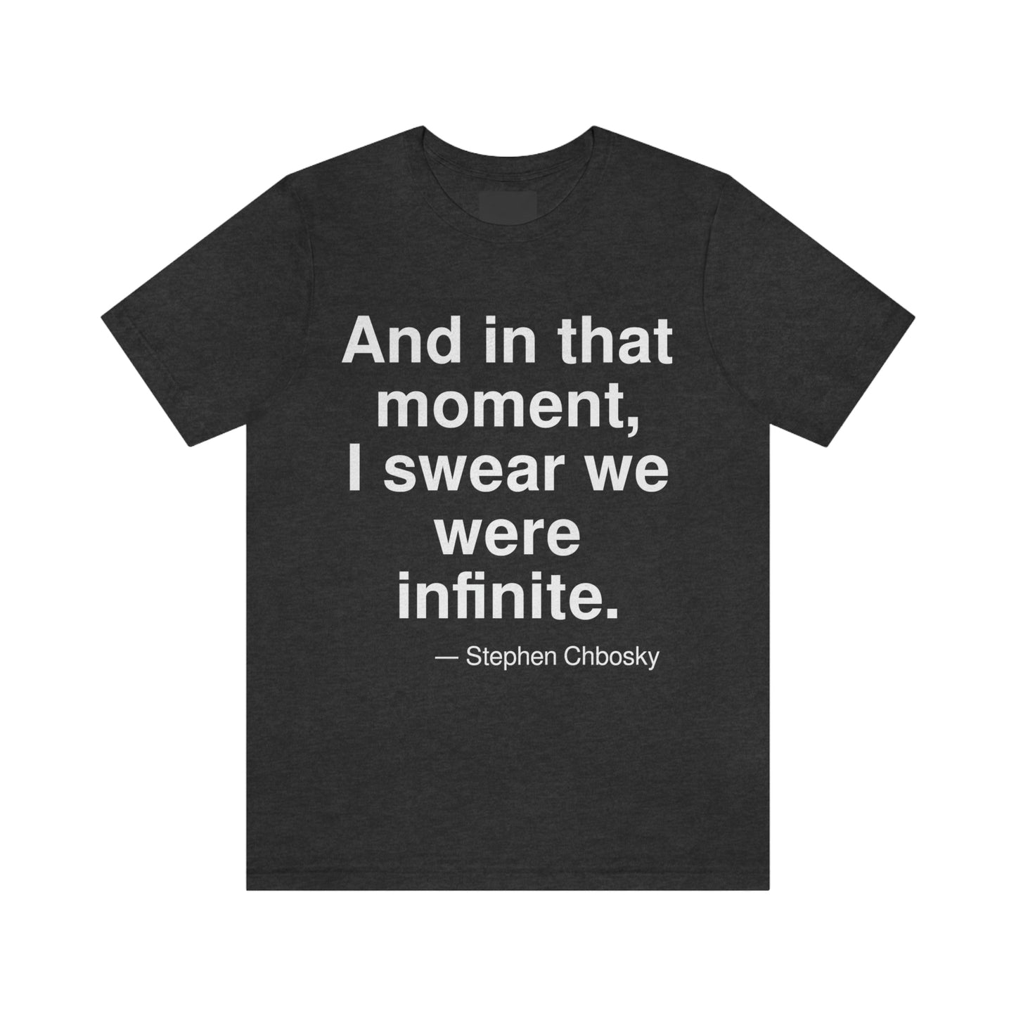 Chbosky Infinite Aa adult t-shirt