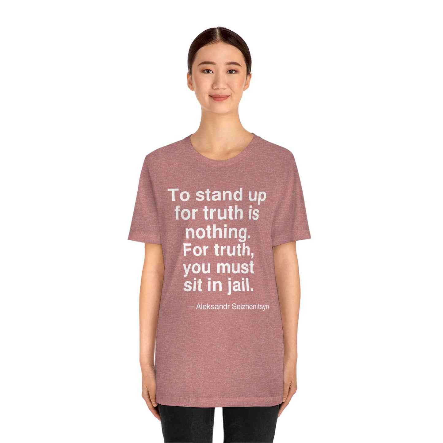 Solzhenitsyn Truth Aa adult t-shirt