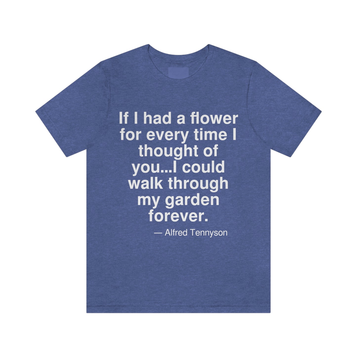 Tennyson Flower Aa adult t-shirt