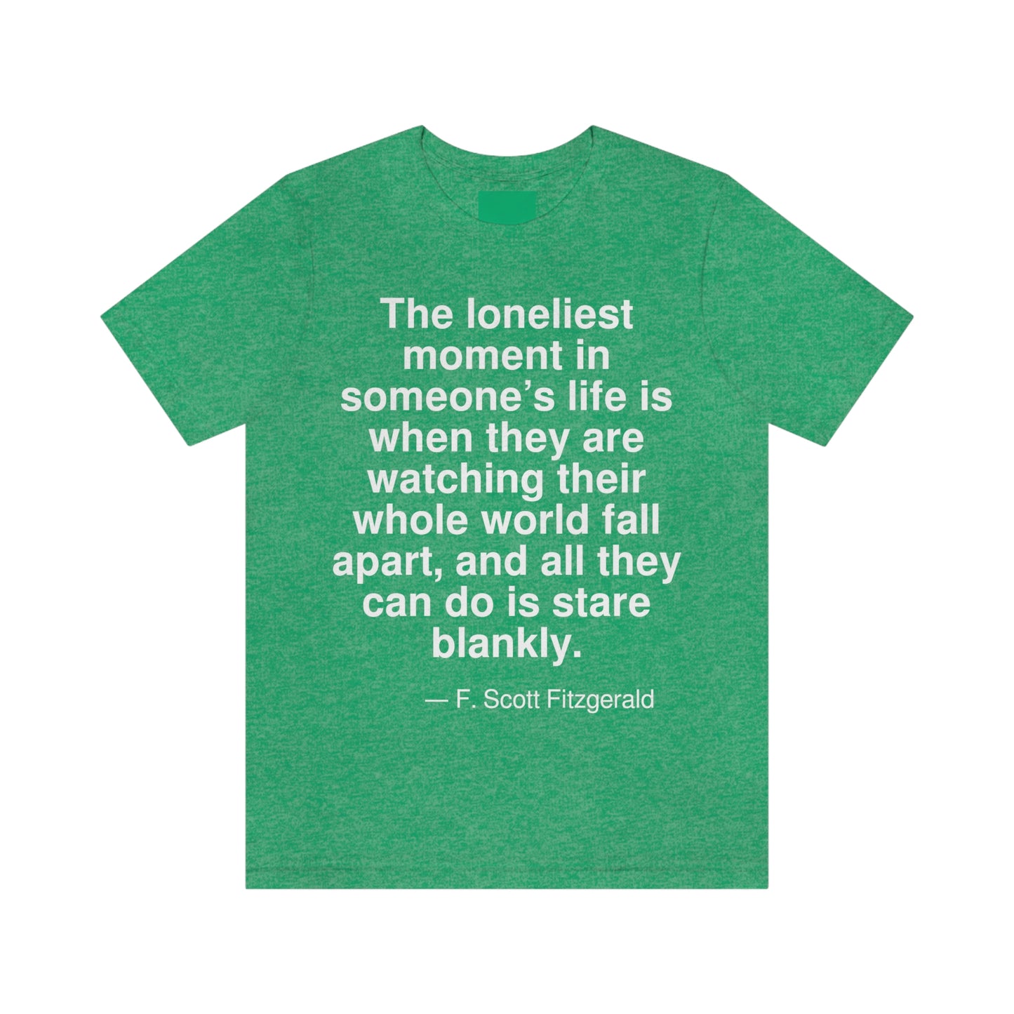 Fitzgerald Loneliest Aa adult t-shirt