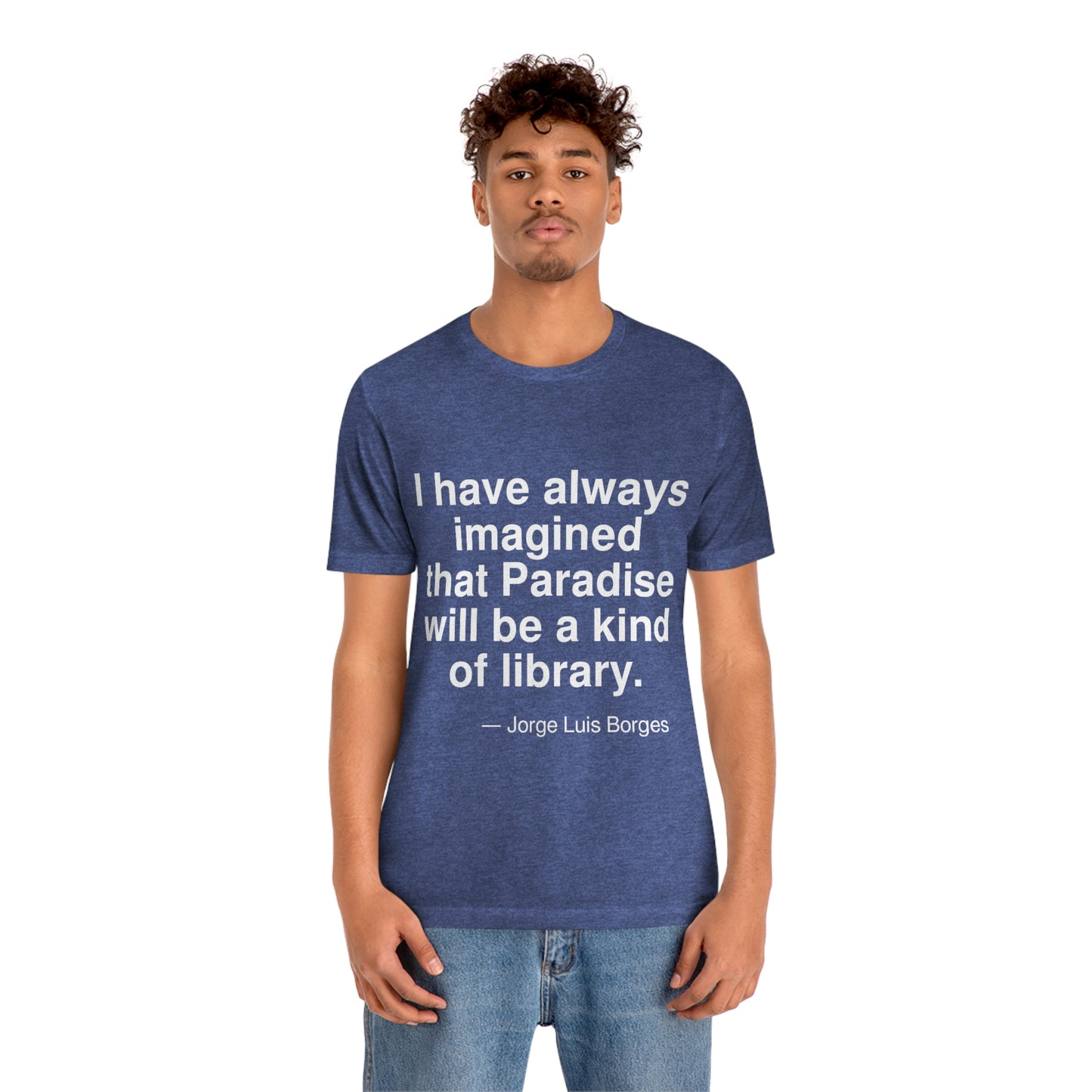 Borges Library Aa adult t-shirt