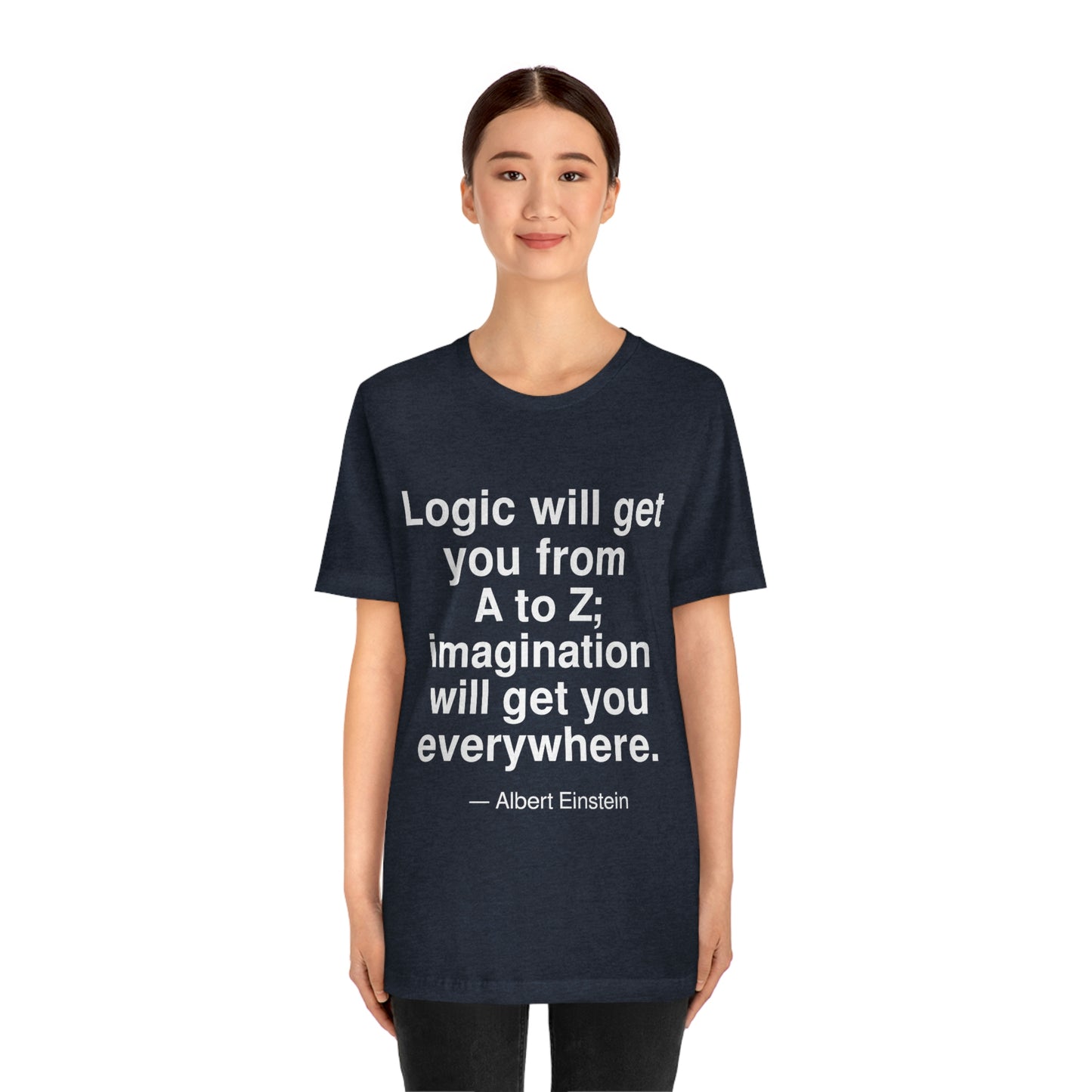 Einstein Logic Aa adult t-shirt