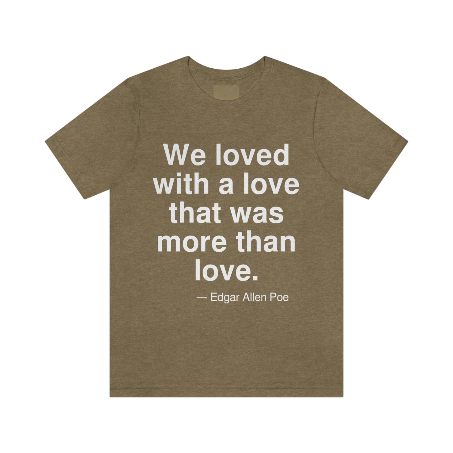 Poe Love Aa adult t-shirt