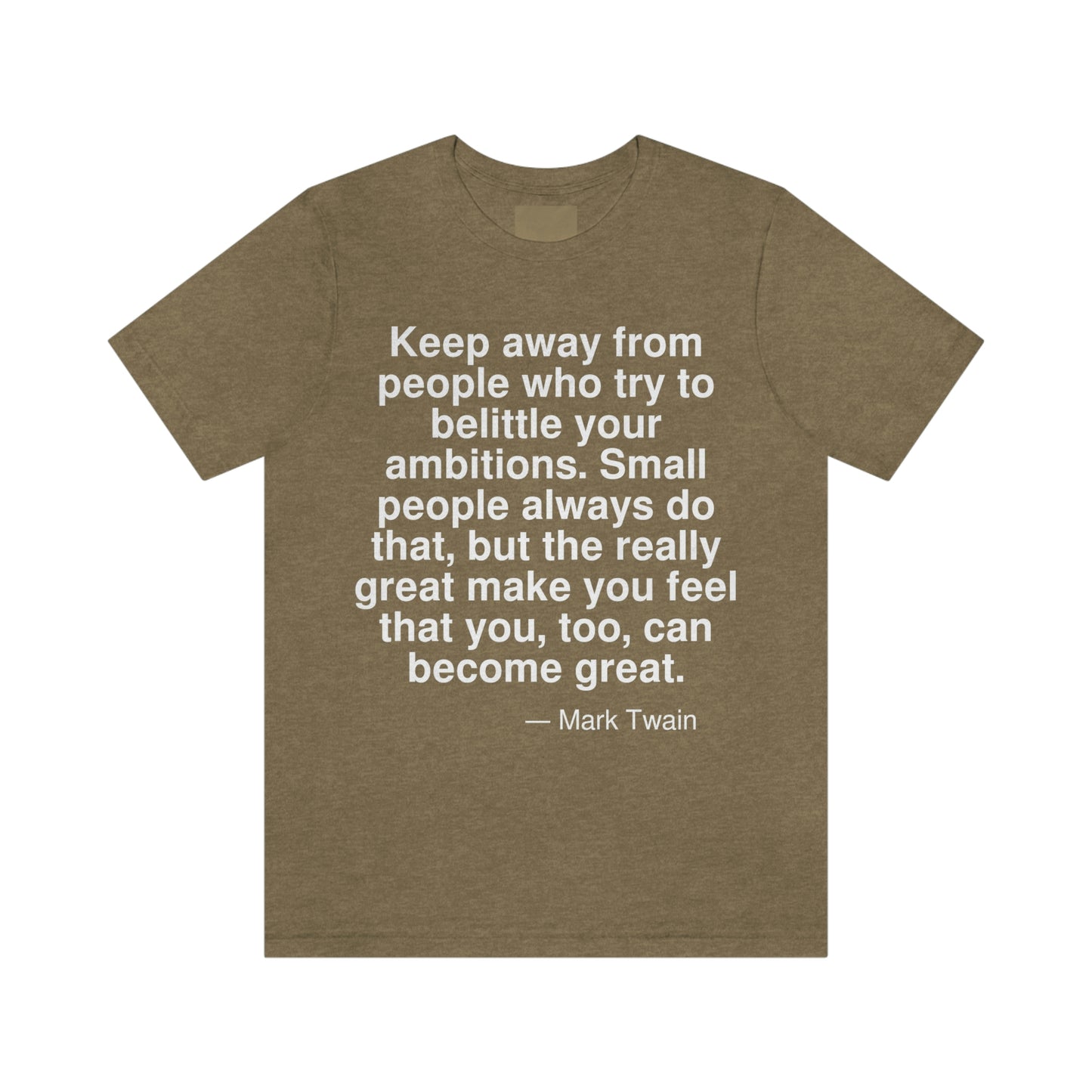 Twain Great Aa adult t-shirt