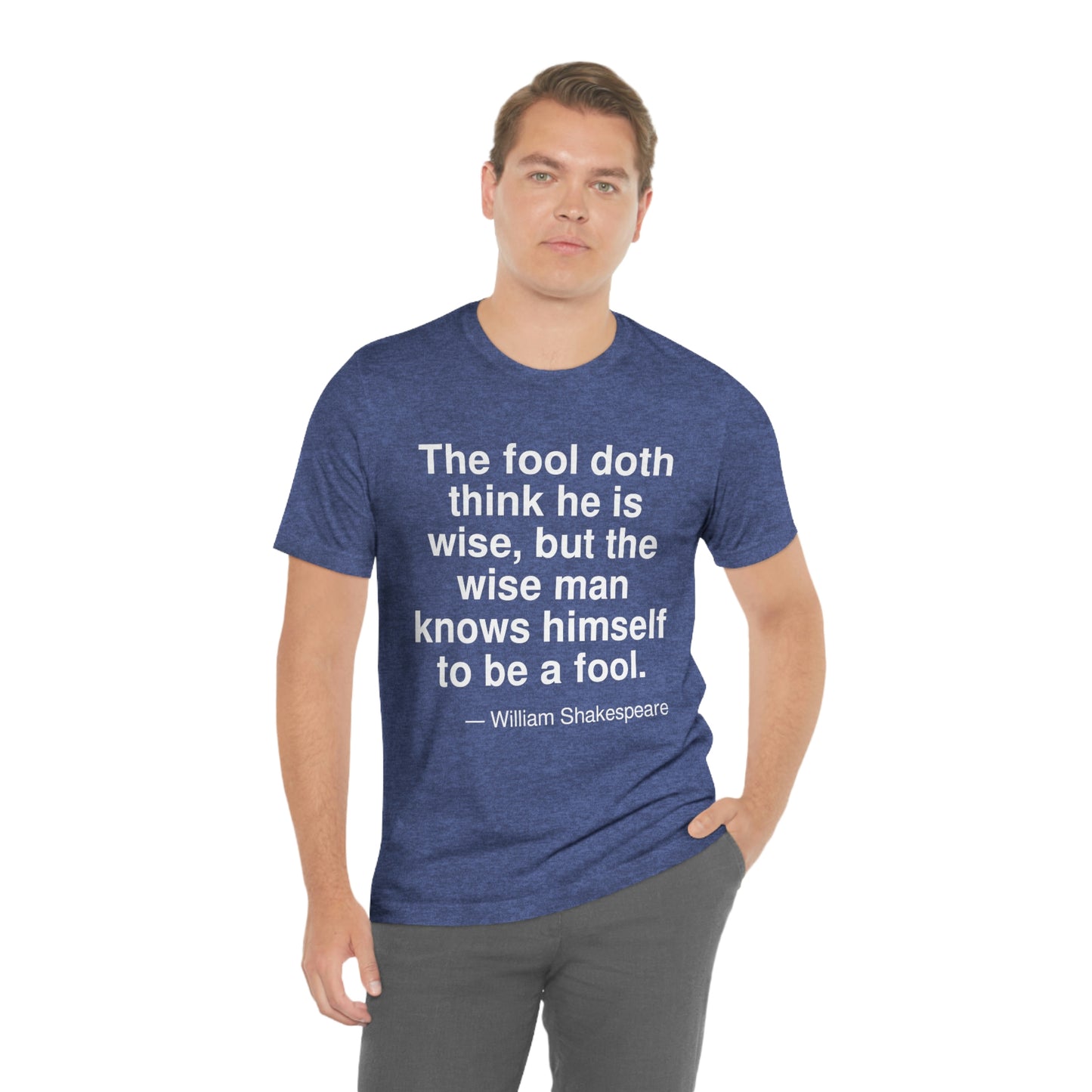 Shakespeare Fool Aa adult t-shirt