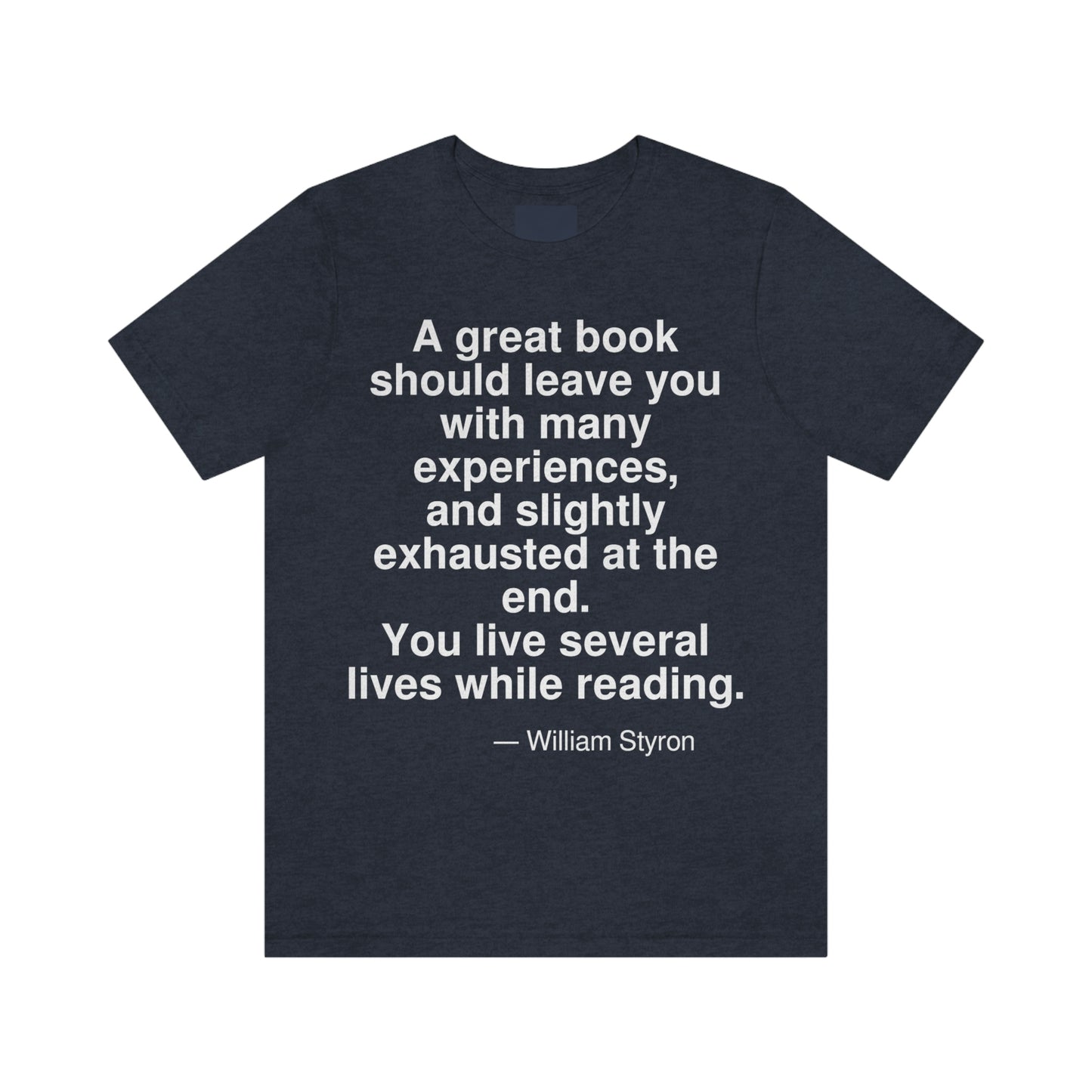 Styron Book Aa adult t-shirt