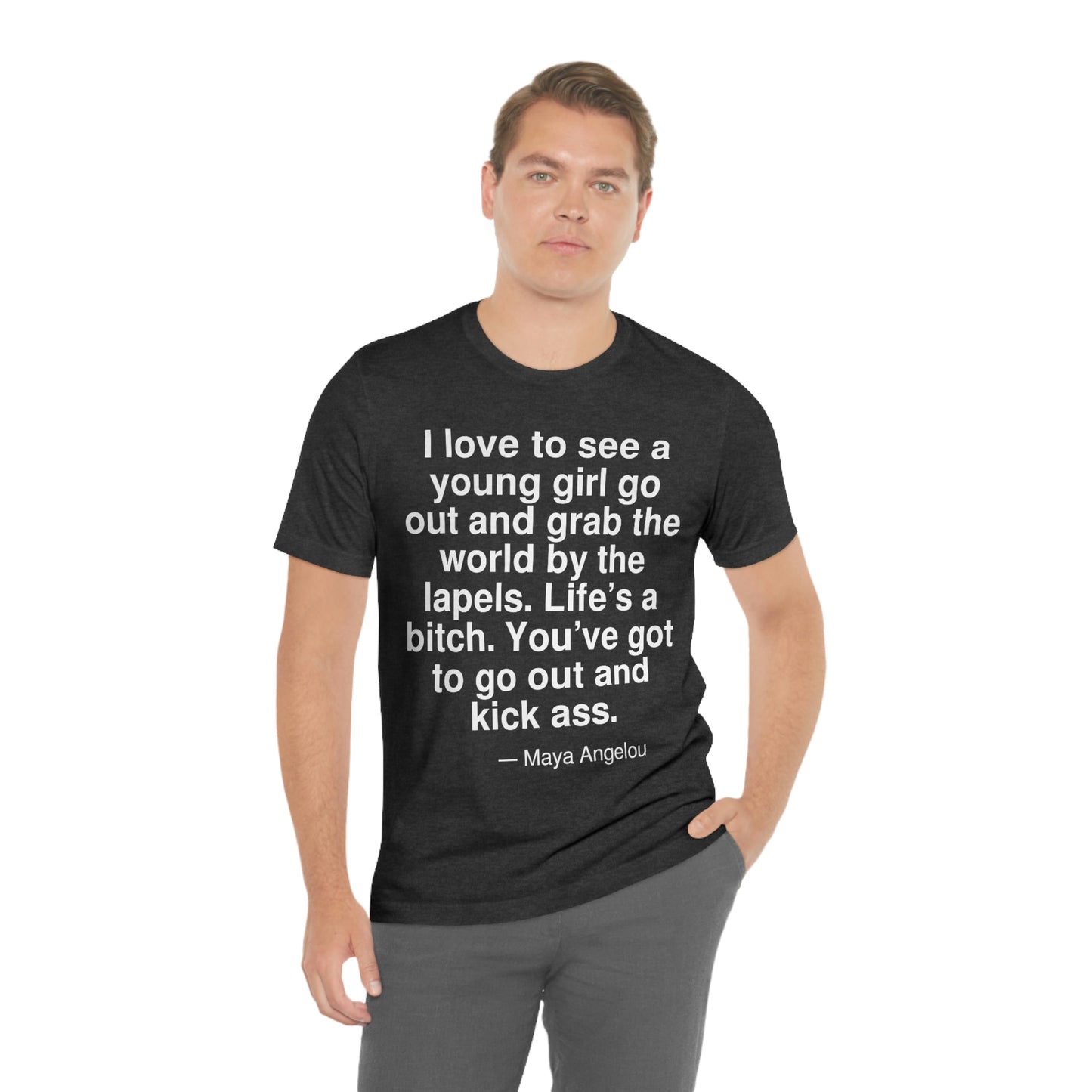 Angelou World Aa adult t-shirt