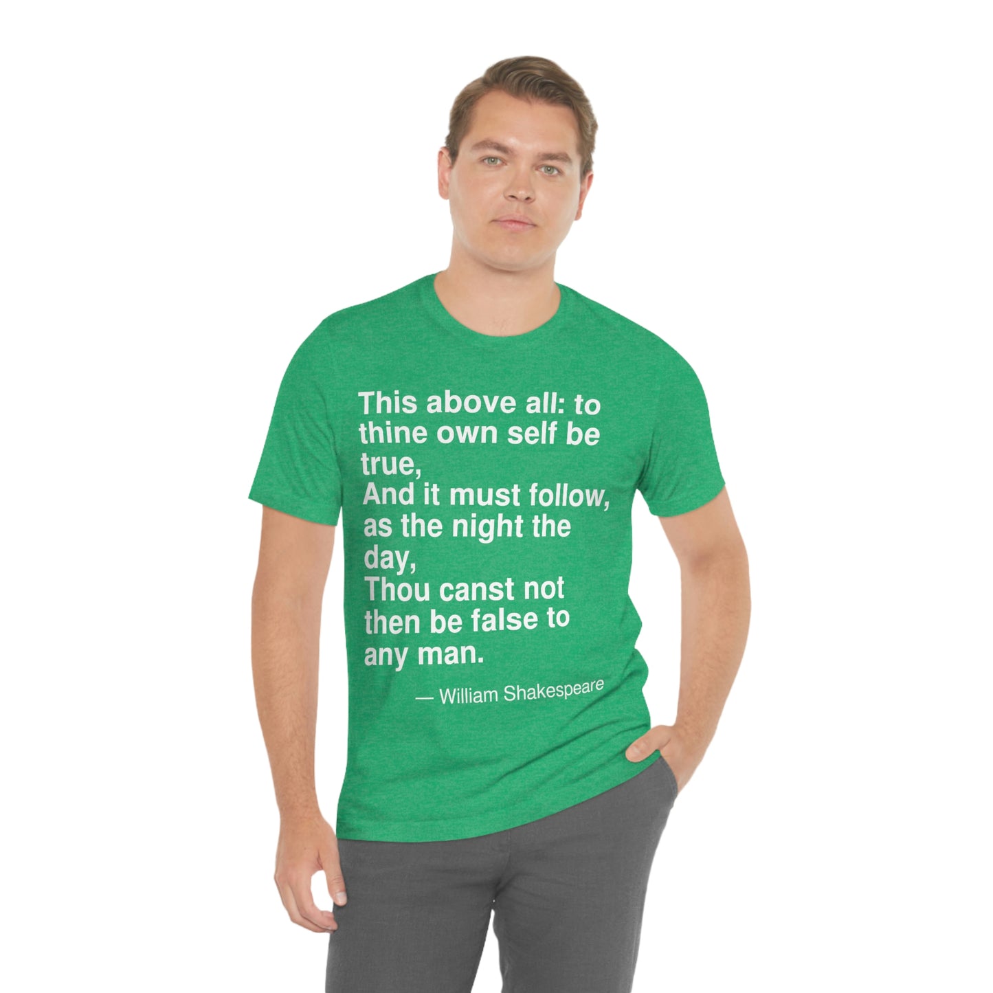 Shakespeare True Aa adult t-shirt